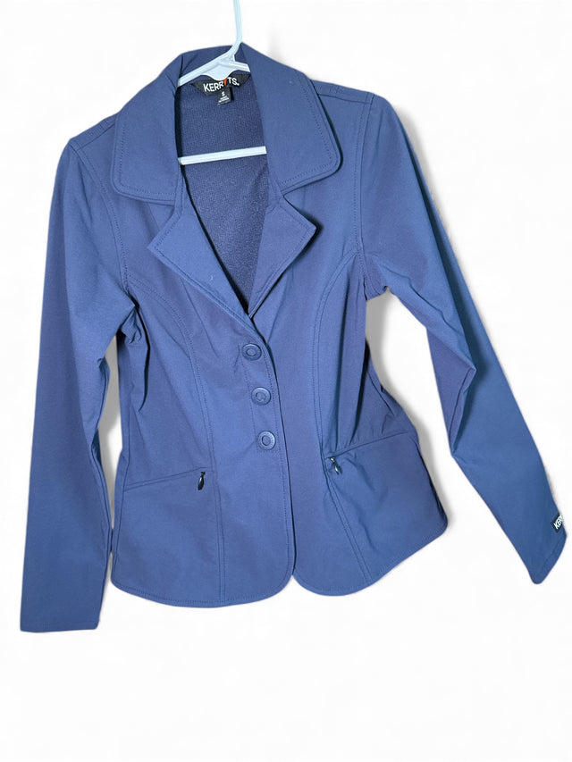 Kerrits Kids Stretch Competitor Show Coat - Navy / Size Small