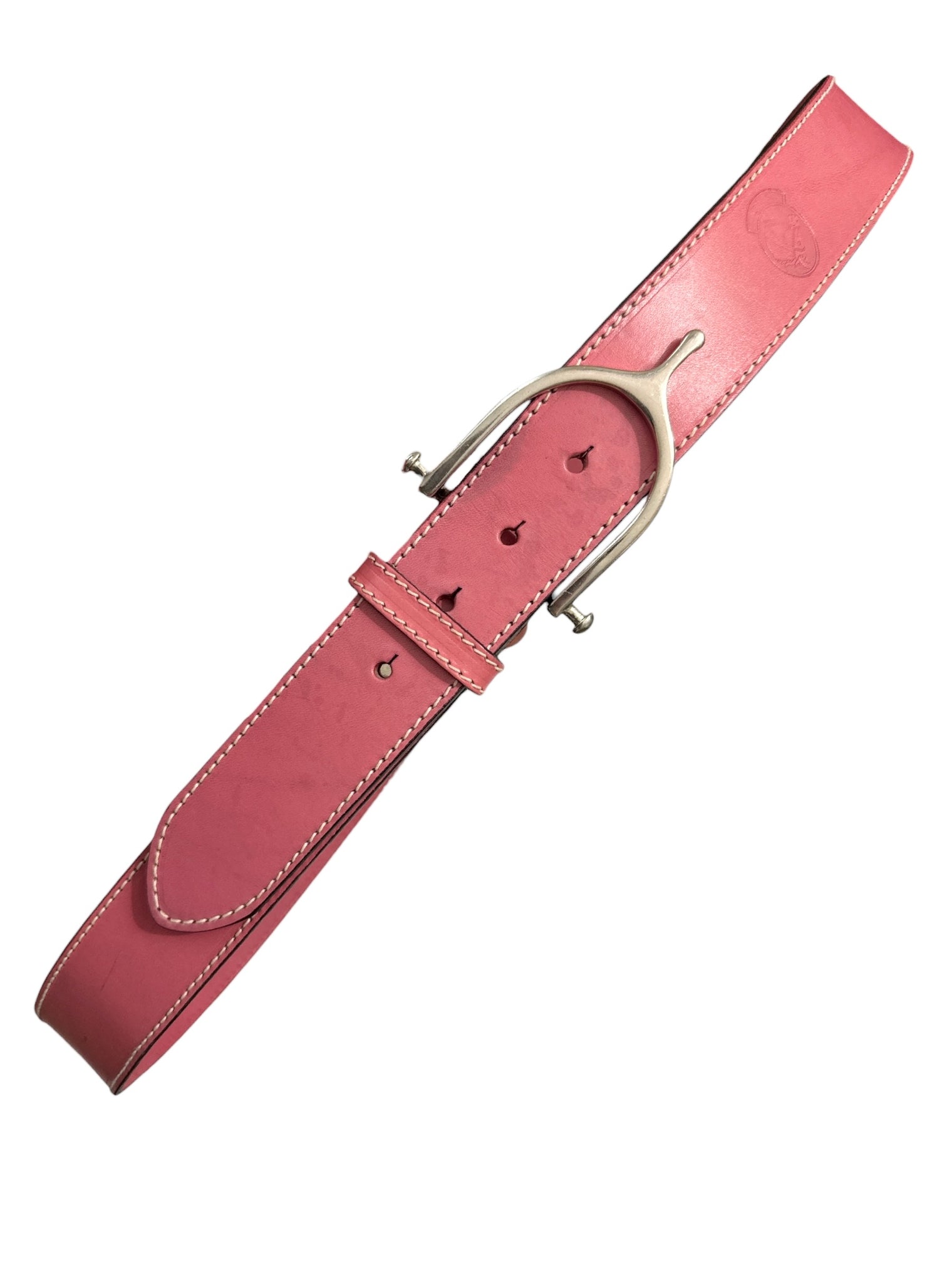 Lilo Espana "Inglesa" Equestrian Belt - Pink Leather / Size XL