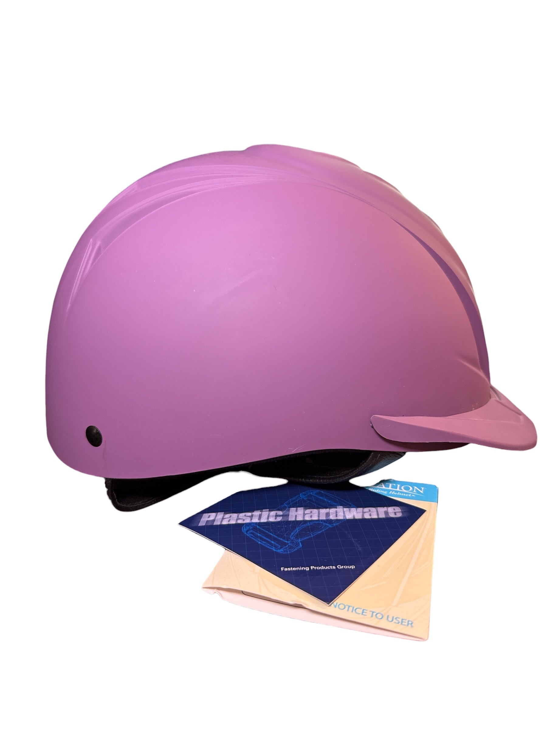 Ovation Deluxe Schooler Helmet - Purple Size M/L (7 1/8-7 5/8) NEW