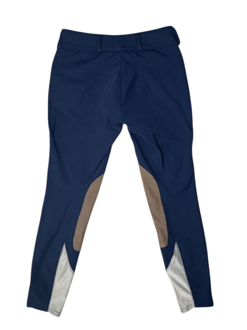 RJ Classics Gulf Front Zip Breech - Navy / Size 26 R