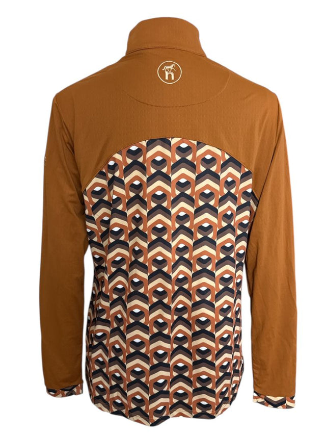 Novella Equestrian Dancer Sun Shirt Top - Multi / Size Large