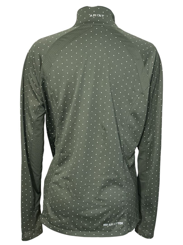 Ariat Women's Sunstopper 2.0 Top - Beetle Dot Green / Size Large