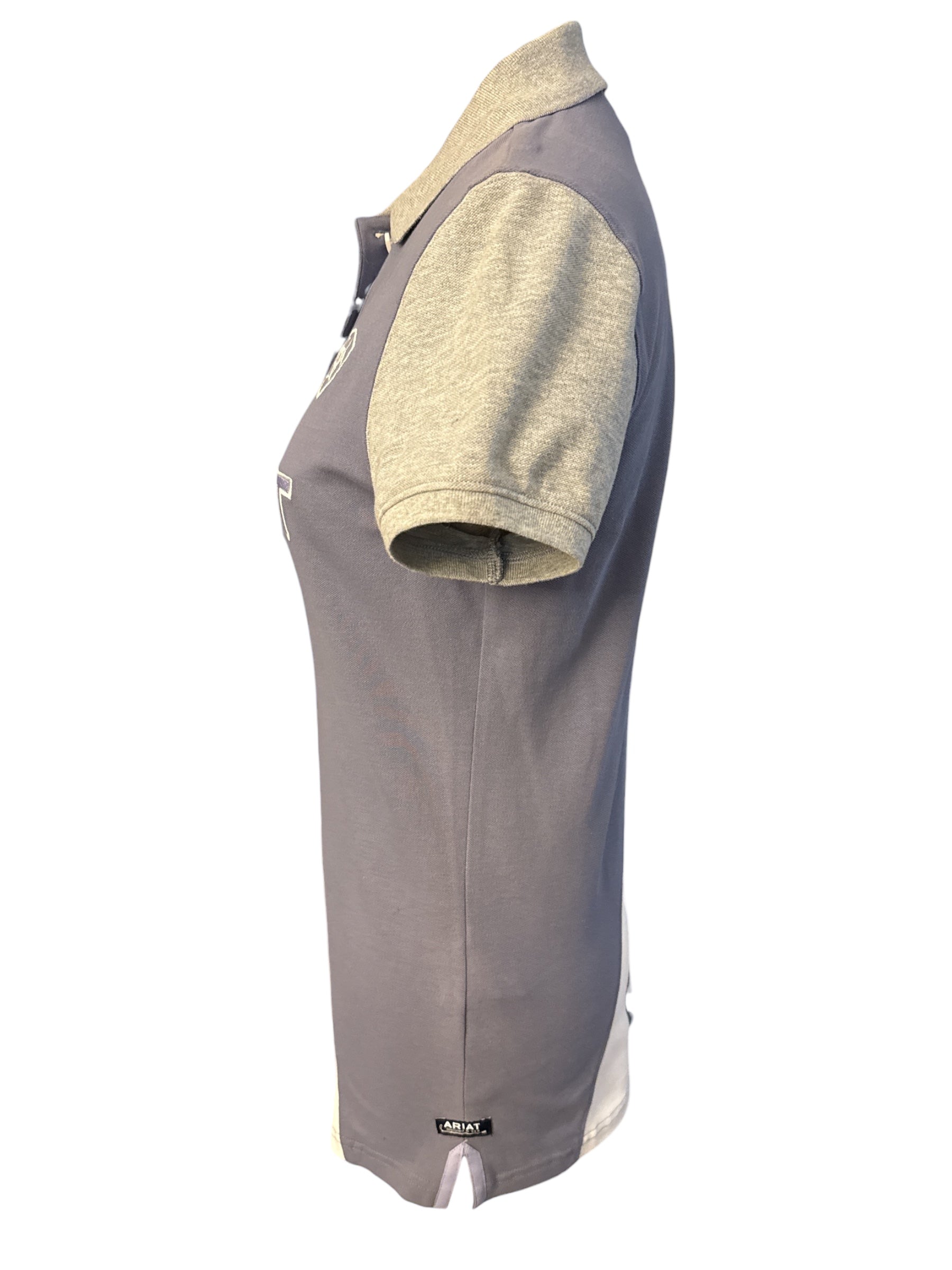 Ariat Taryn Polo Shirt - Dusty Granite / Size Medium NEW