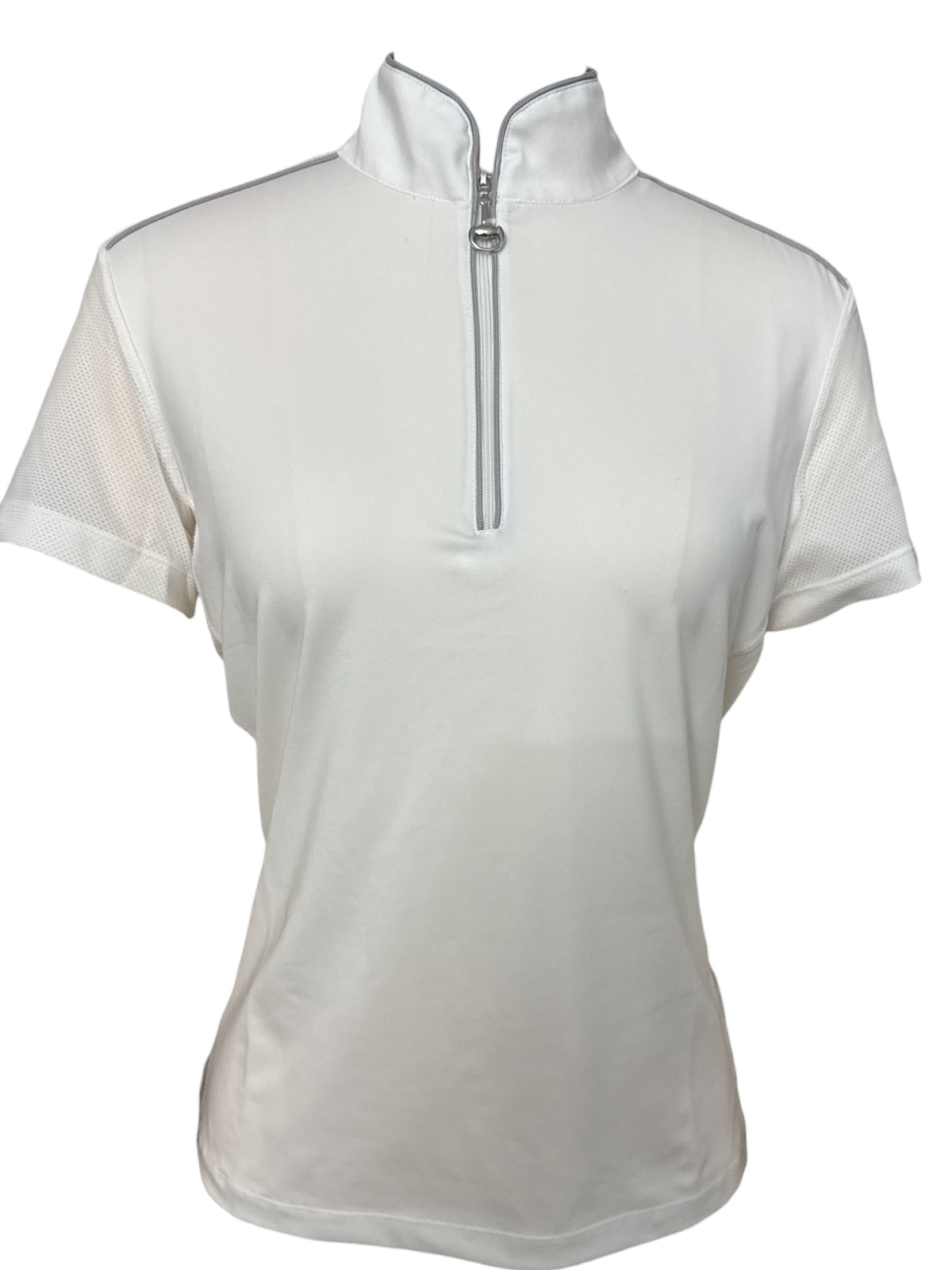 Chestnut Bay Performance Rider SkyCool Short Sleeve Shirt - White / Size XS NEW
