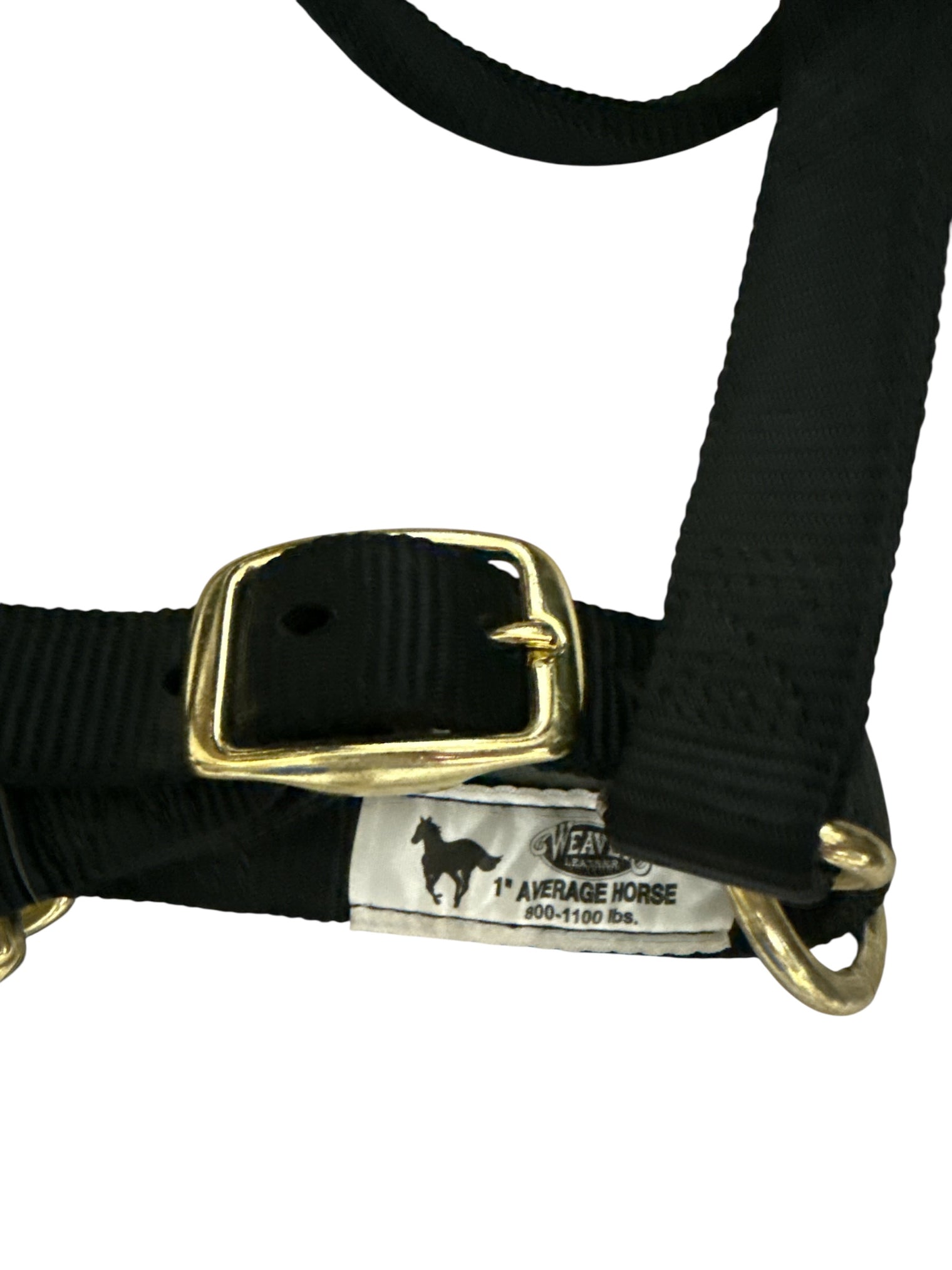 Weaver Adjustable Nylon Breakaway Halter - Black Horse / Full (Average) Size NEW