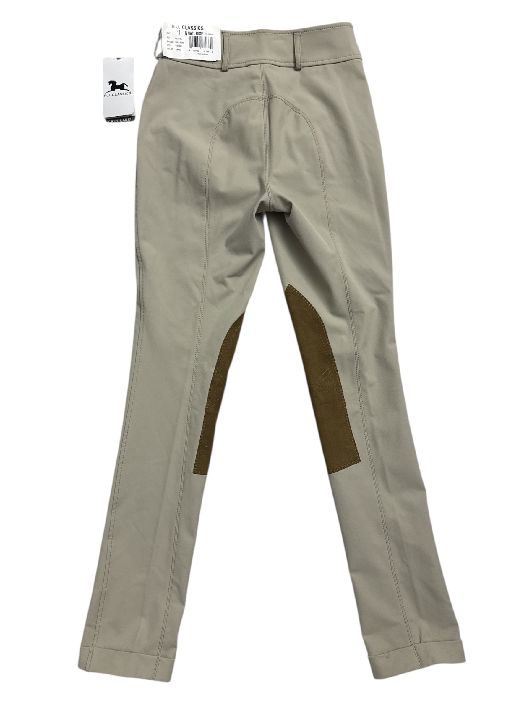 RJ Classics Kids Collette Jodhpur - Tan Sand / Size 14 Long NEW