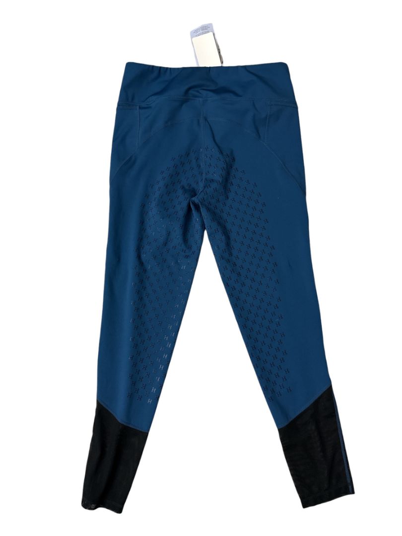 SmartPak Hadley Luxe Riding Tights Full Seat - Blue / Size Large NEW