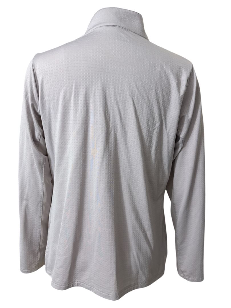 SmartPak Hadley SunShield Long Sleeve 1/4 Zip - Mineral Grey / Size Large NEW