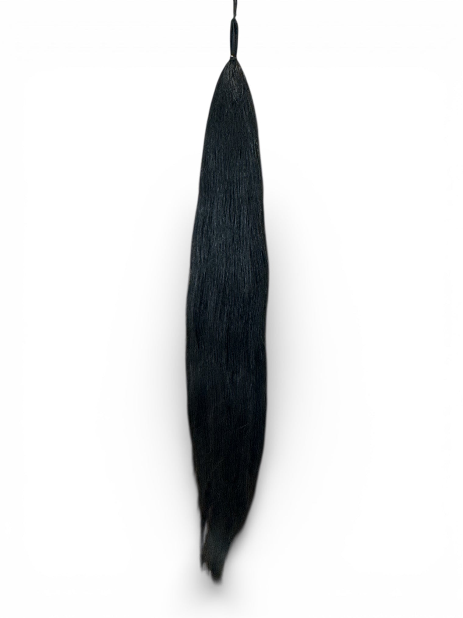 Black Natural Horse Hair Tail Extension 36"