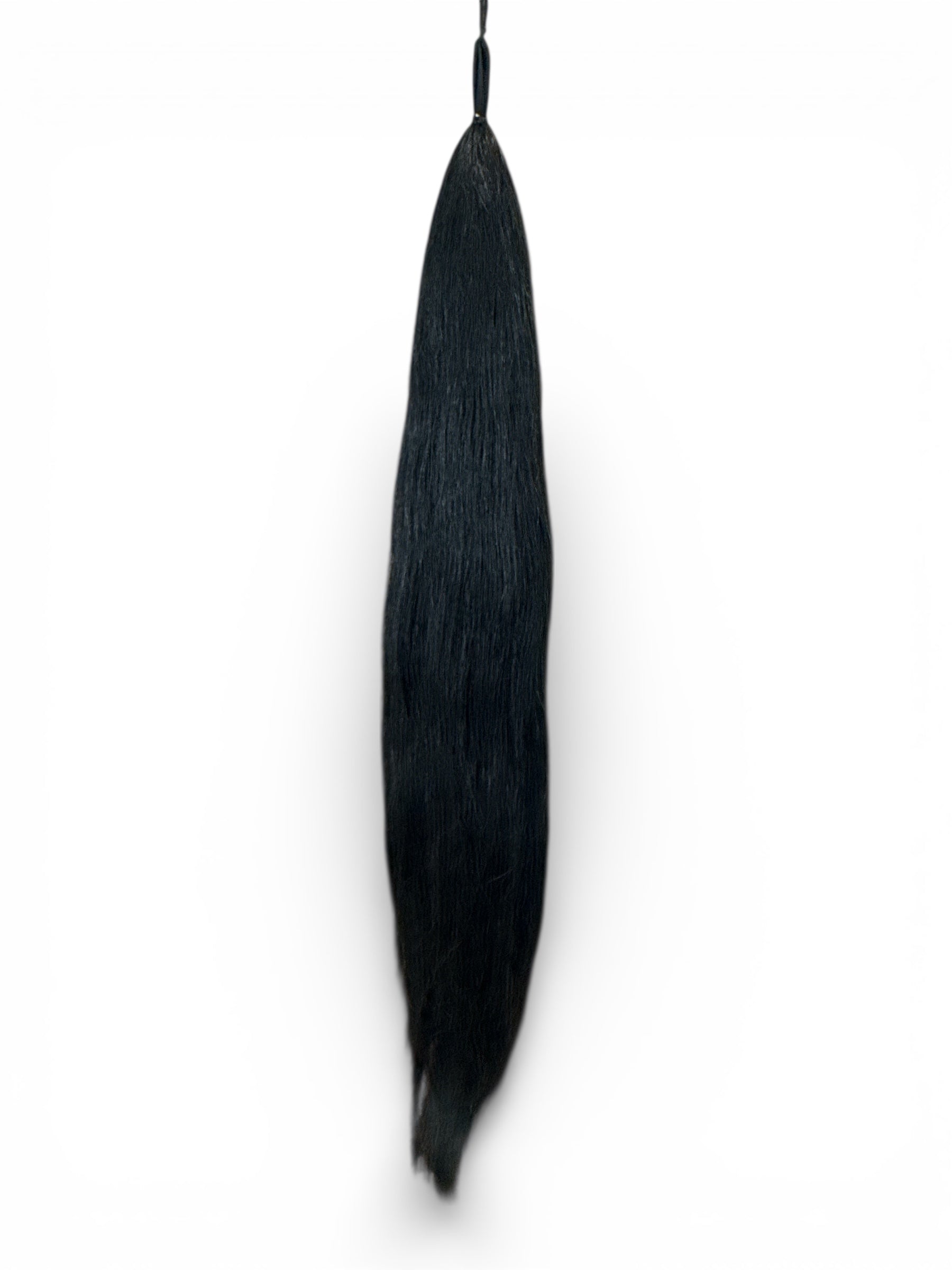 Black Natural Horse Hair Tail Extension 36"