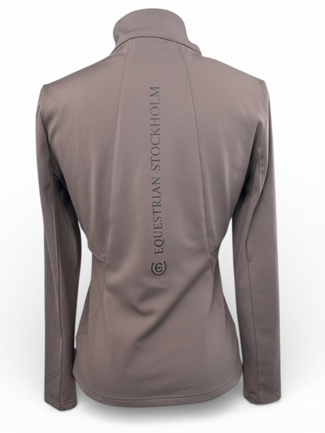 Equestrian Stockholm Long Sleeve Shirt - Mocha Brown / Size Small
