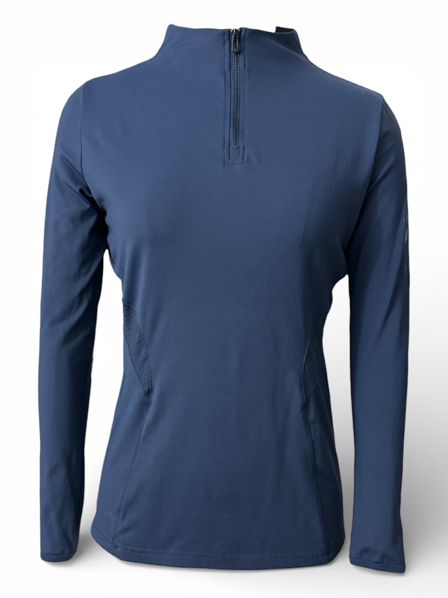 Aztec Diamond Core Base Layer Top - Navy Blue / Size Medium