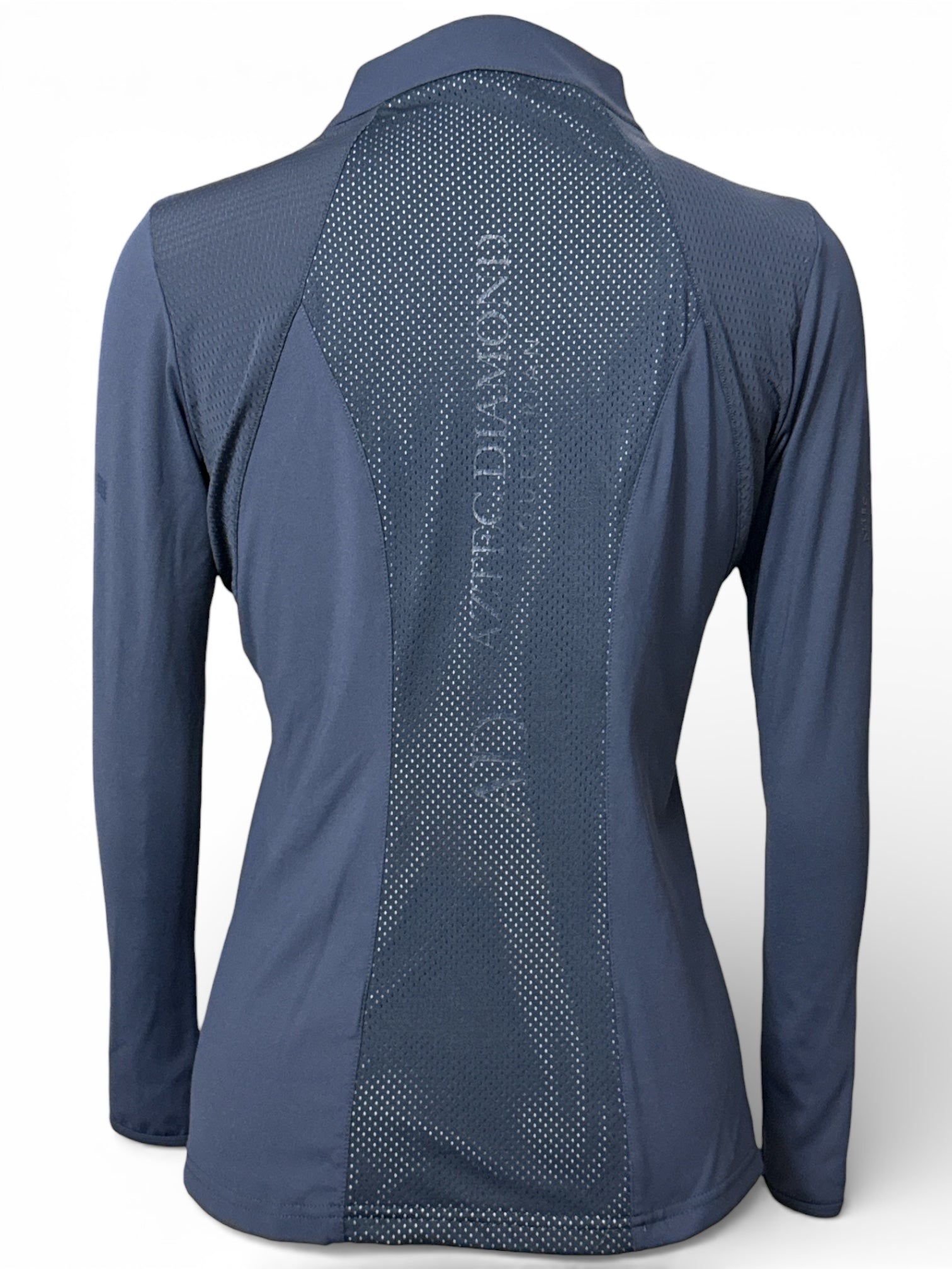 Aztec Diamond Core Base Layer Top - Navy Blue / Size Medium