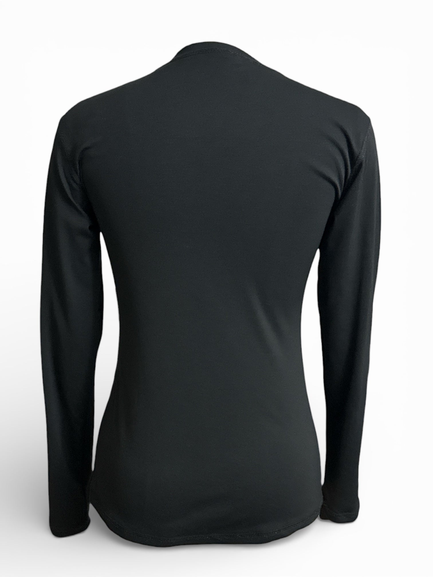 Asmar Equestrian Sustainable Long Sleeve Logo Tee - Black / Size Small