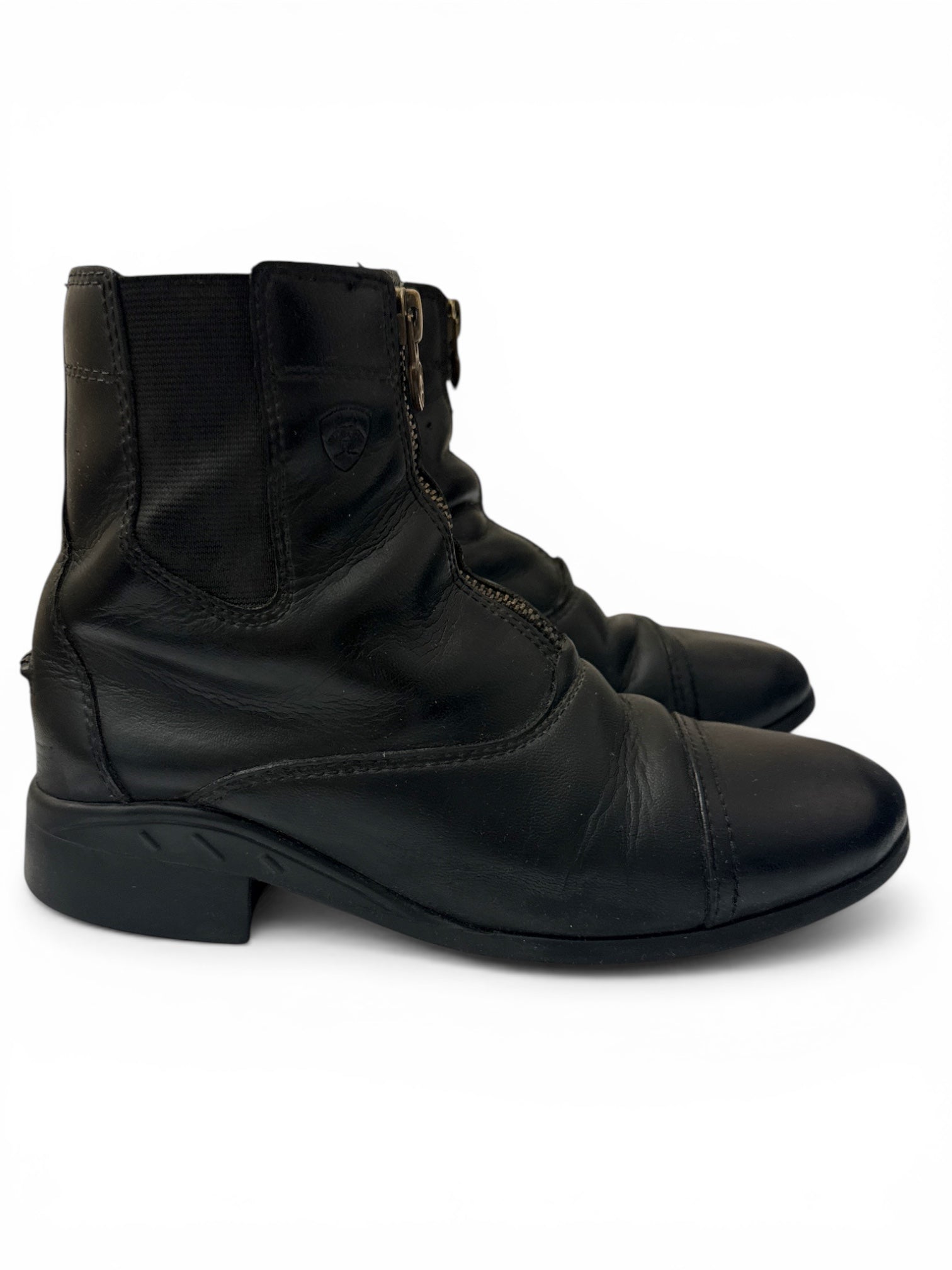 Ariat Kids Devon Paddock Boots - Black / Size 3 Youth