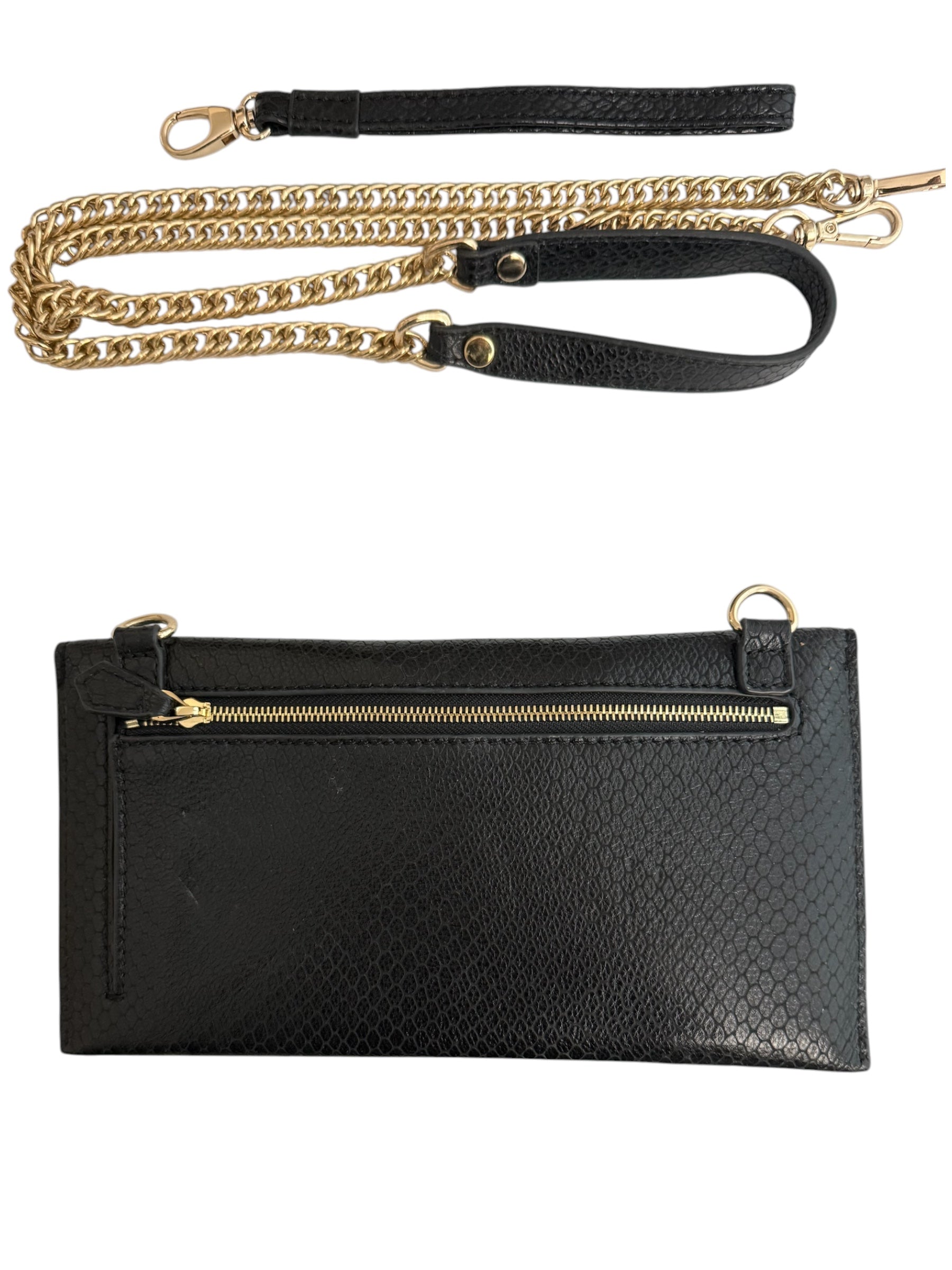 Tucker Tweed Equestrian TCor De Star Clutch - Black Lizard NEW