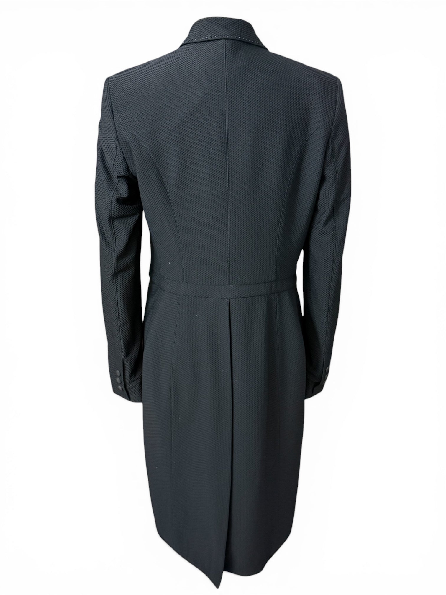 Animo Lussuria Mesh Competition Shadbelly Show Coat - Black / IT 46