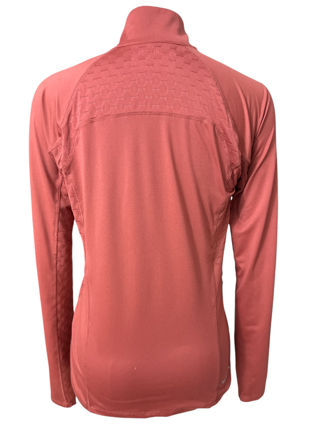 Ariat Lowell 2.0 1/4 Zip Shirt - Rust / Size Medium