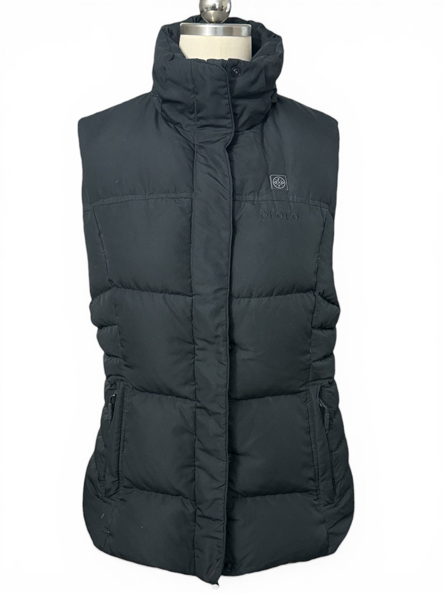 Ororo Women's Heated Down Vest - Black / Size Medium