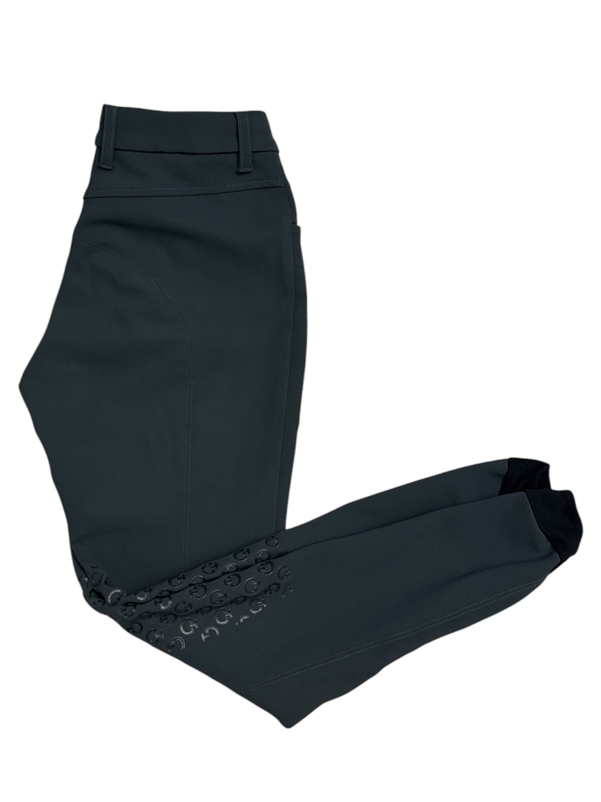 Cavalleria Toscana Women's Knee Grip Breeches - Charcoal Grey / Size IT 40 (US 26)