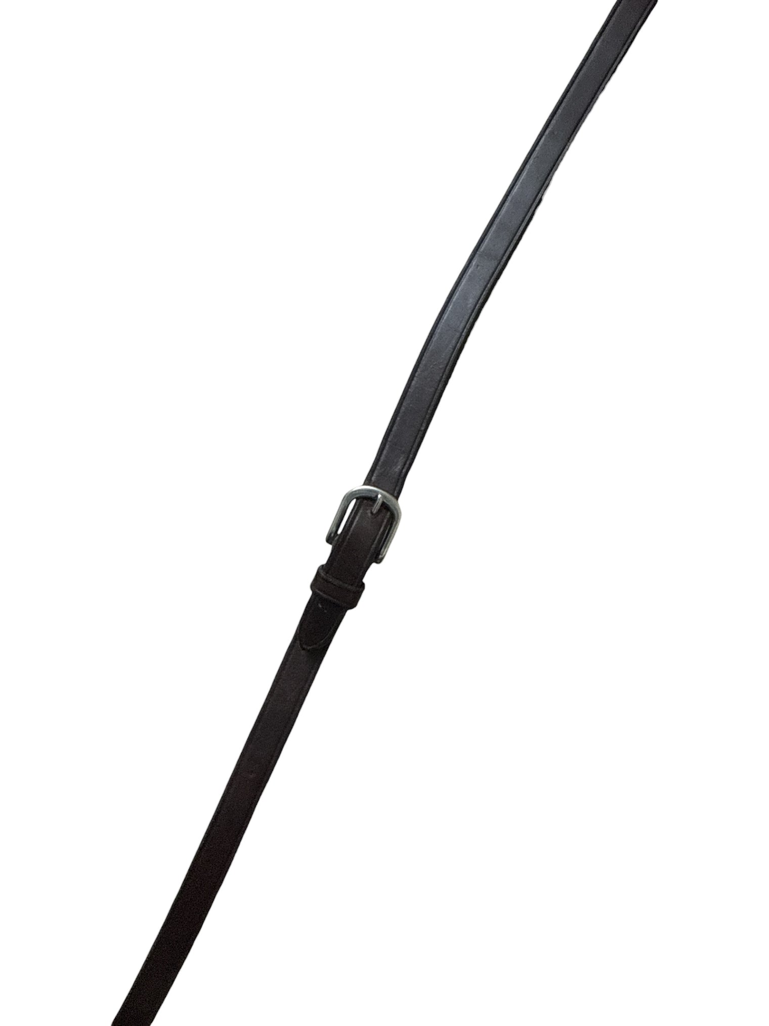 Leather Draw Reins With Elastic / Bungee Cord - Brown
