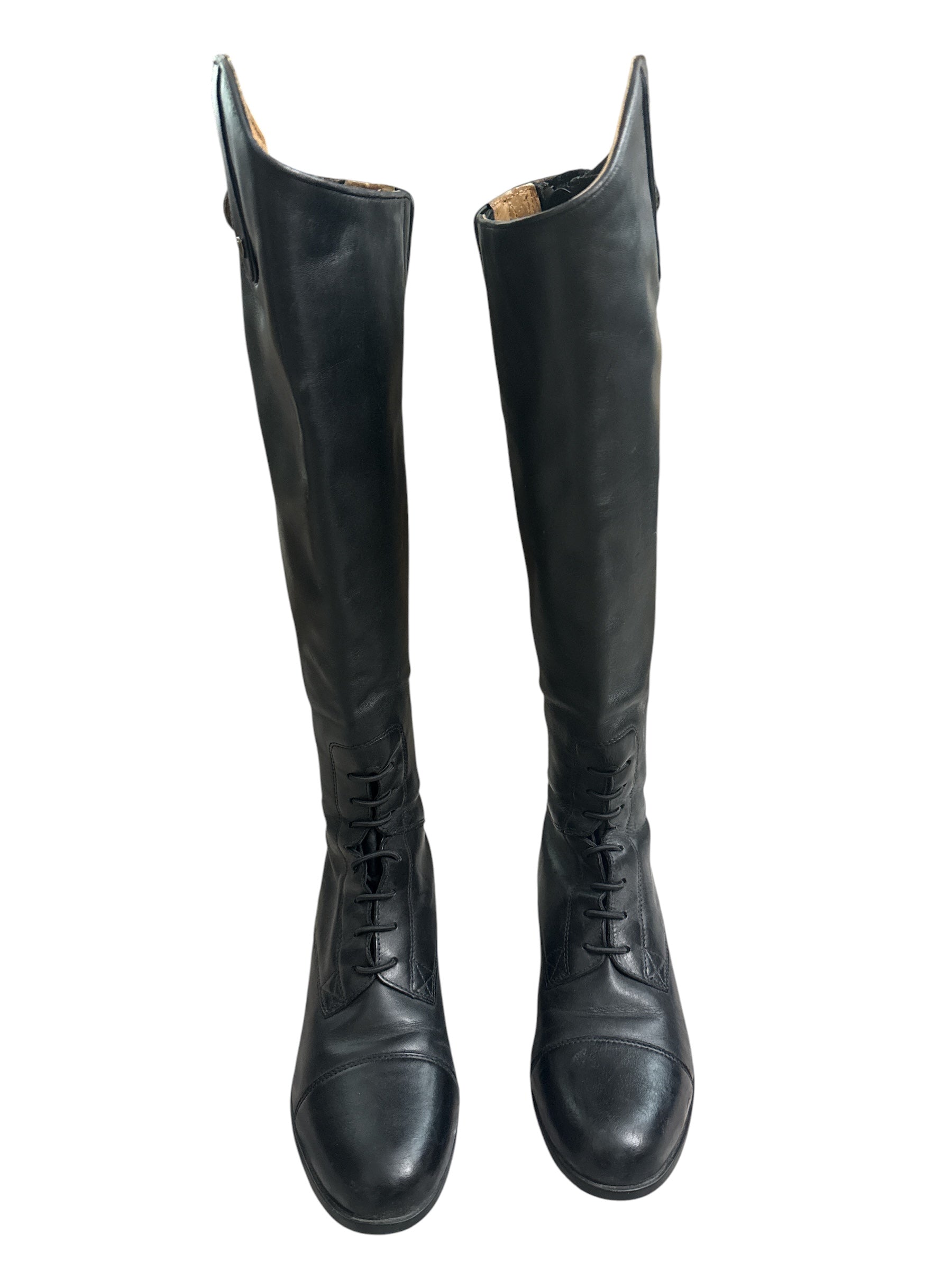 Ariat Women's Heritage Contour II Field Zip Tall Riding Boots - Black /Size 8.5 Medium Height / Full Calf