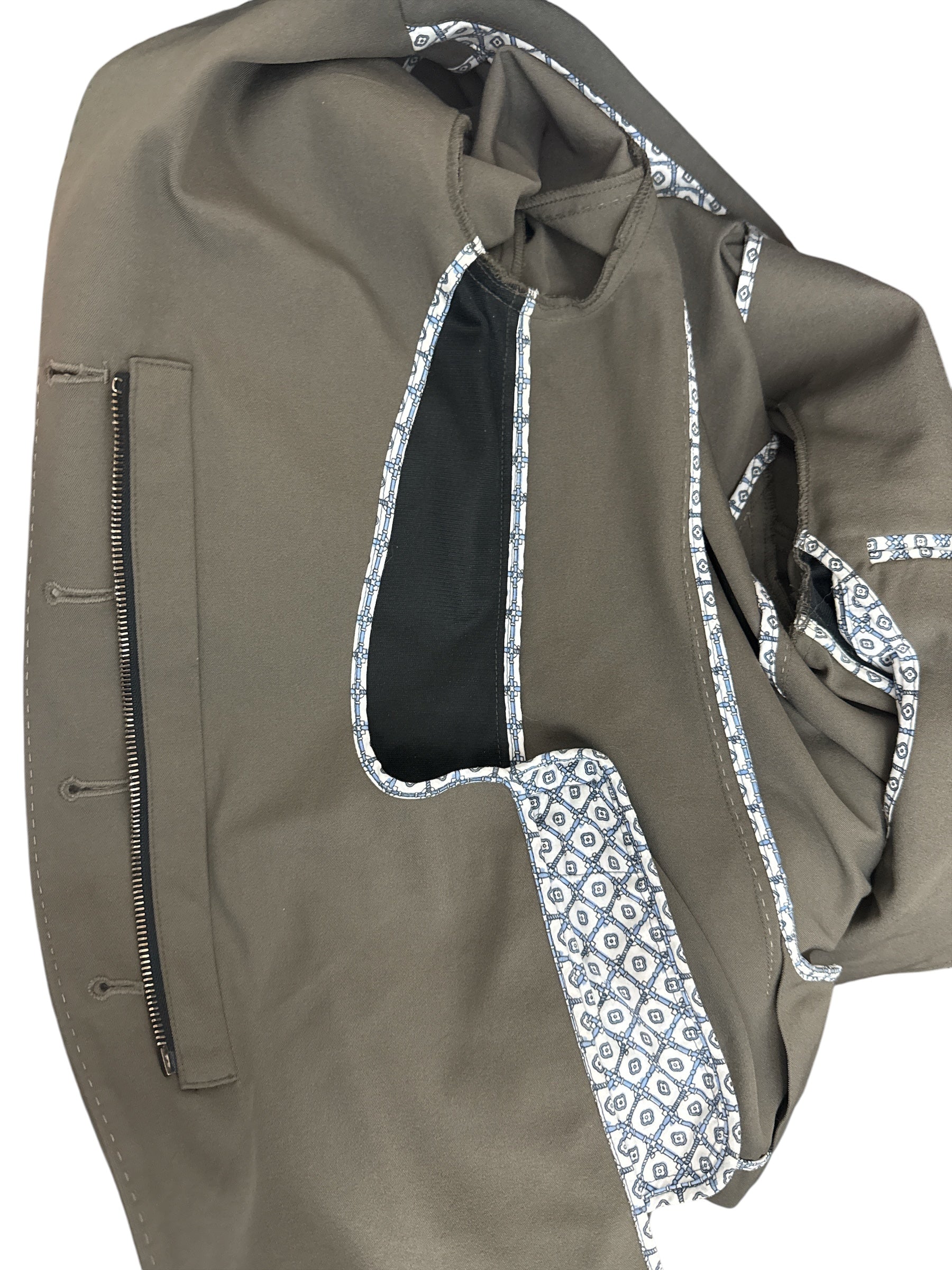Animo Women's 4 Button Show Coat - Grey / Size IT 40