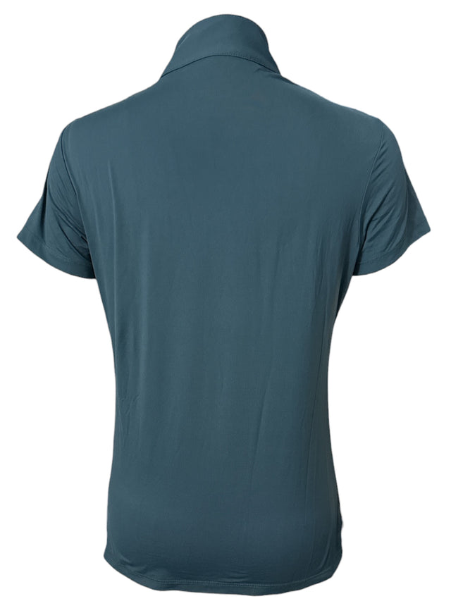The Tailored Sportsman Women's Short Sleeve Sun Shirt - Green / Size Small