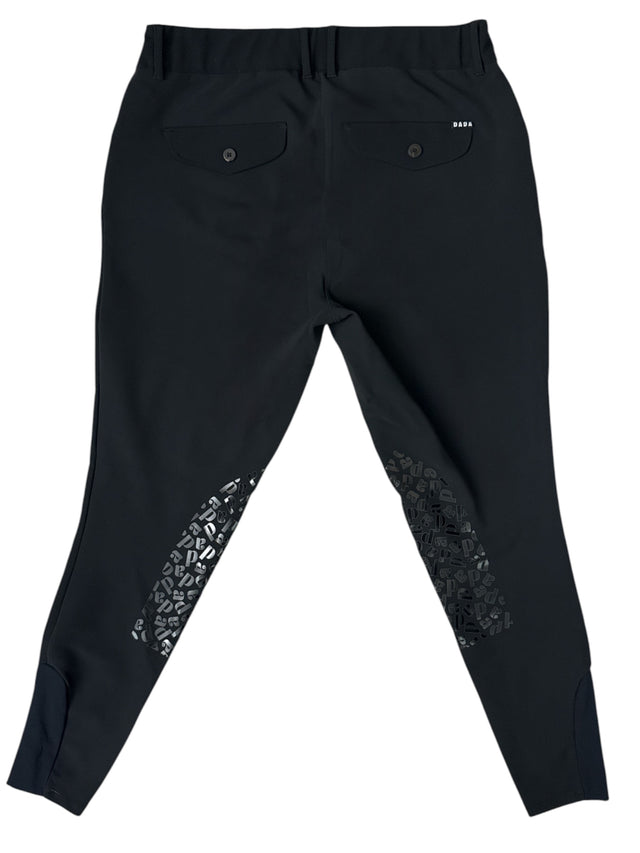 Dada Sport Giovani Knee Grip Breeches - Black / Size 44