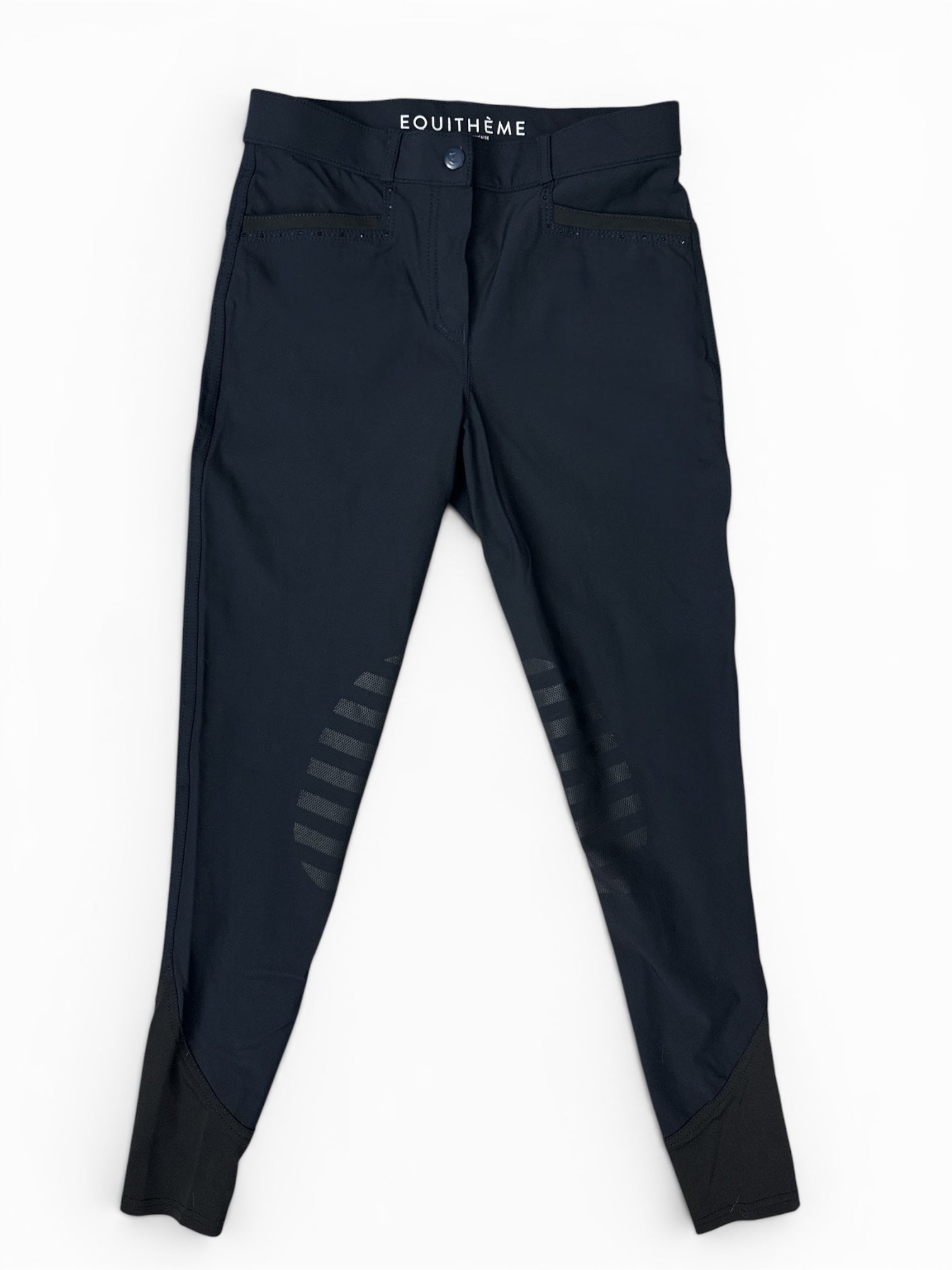 Equithème Safir Breeches - Dark Navy/ Size FR 38 (US 26)