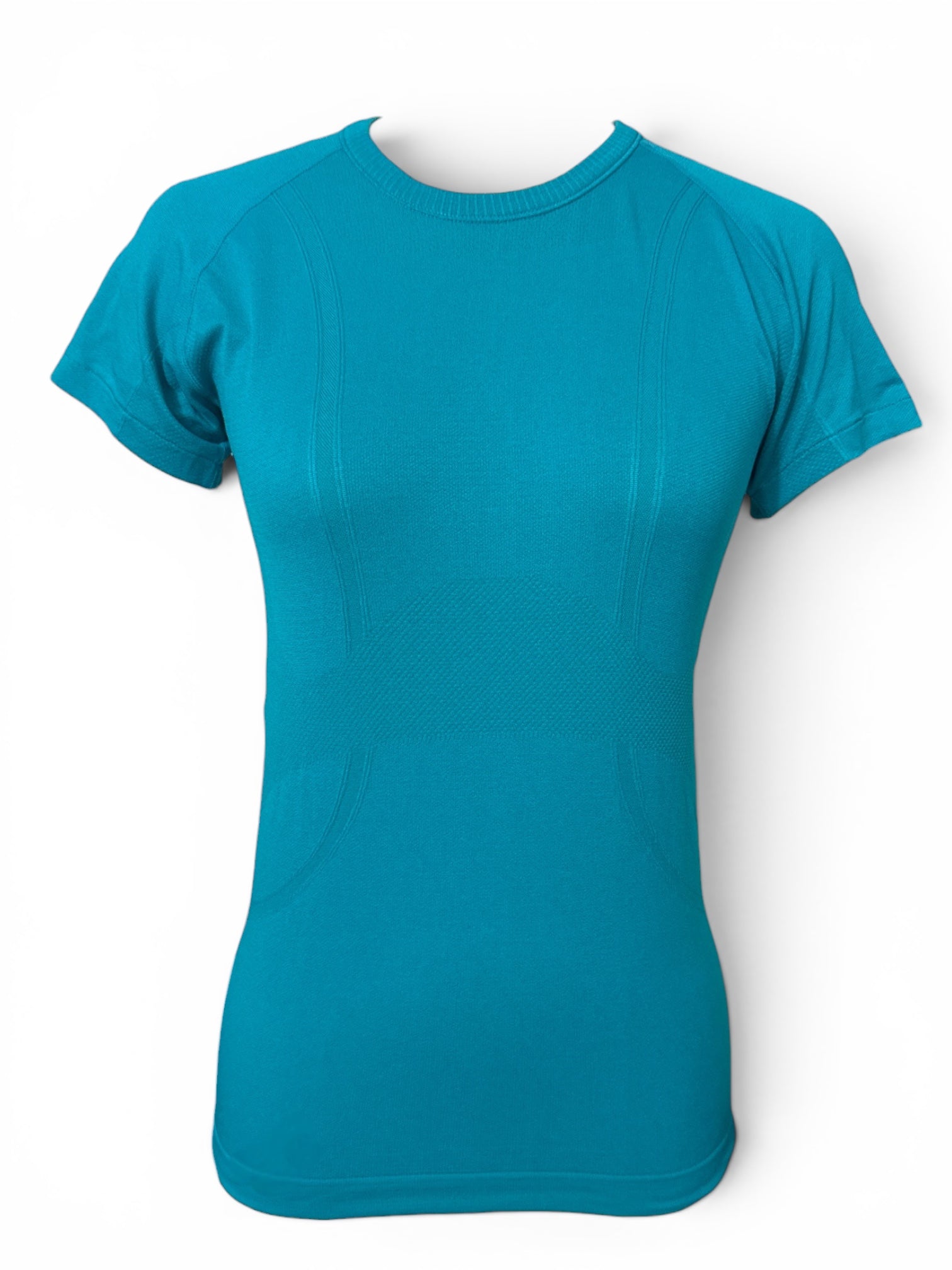 TKEQ Kennedy Seamless Short Sleeve Shirt / Turquoise - Size S/M