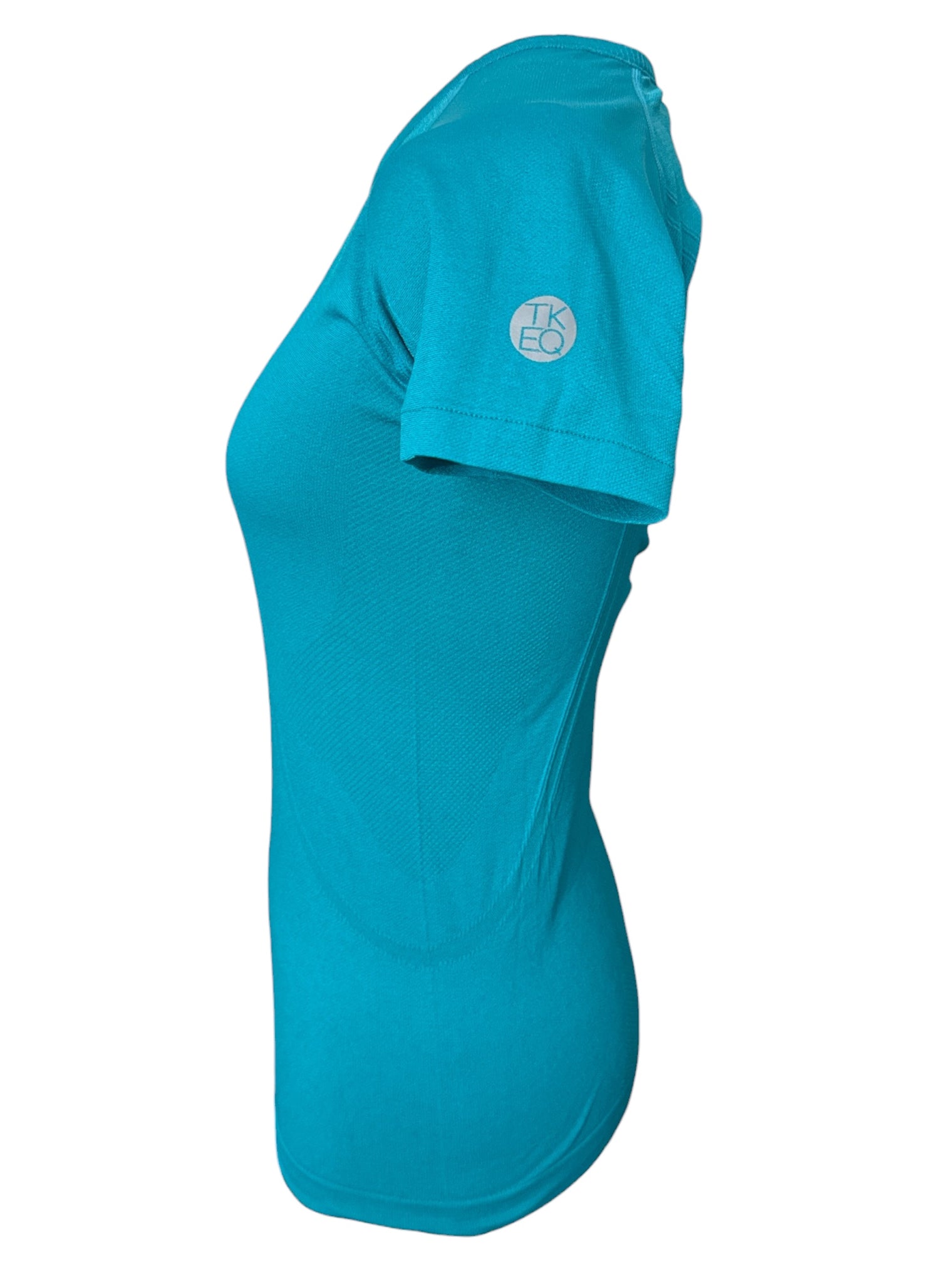 TKEQ Kennedy Seamless Short Sleeve Shirt / Turquoise - Size S/M