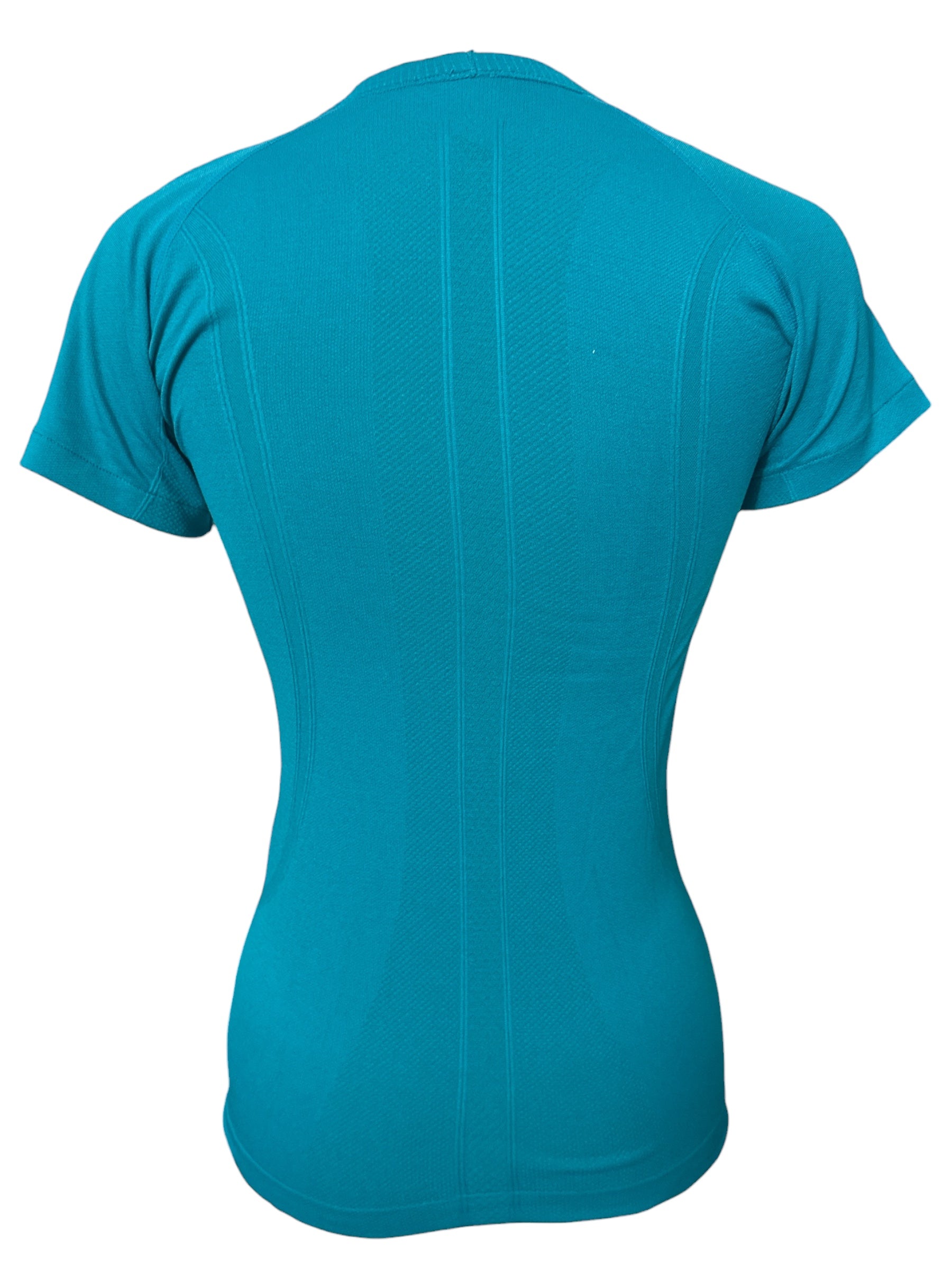 TKEQ Kennedy Seamless Short Sleeve Shirt / Turquoise - Size S/M