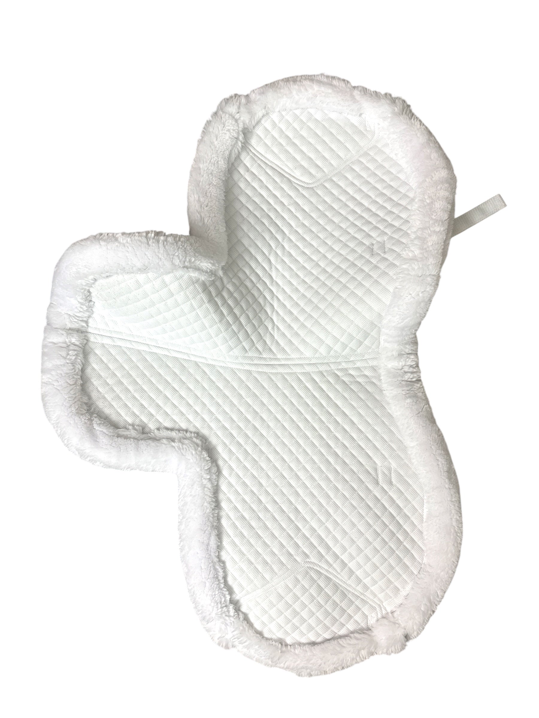 Arma SupaFleece Rimmed Shaped Contour Hunter Pad - White / Size 18"