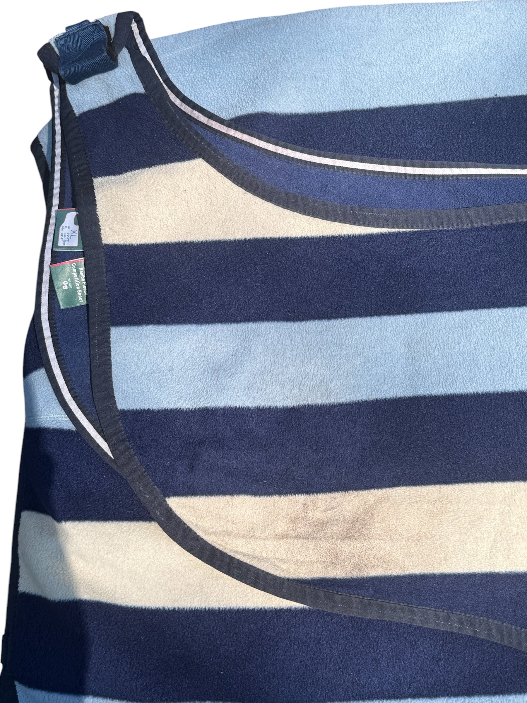 Horseware Ireland Rambo Fleece Navy Exercise / Quarter Sheet Size XL