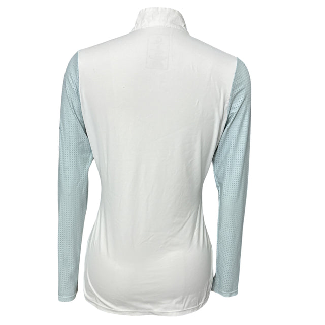 Equestrian Club Lenna Show Shirt - Blue / Size Medium