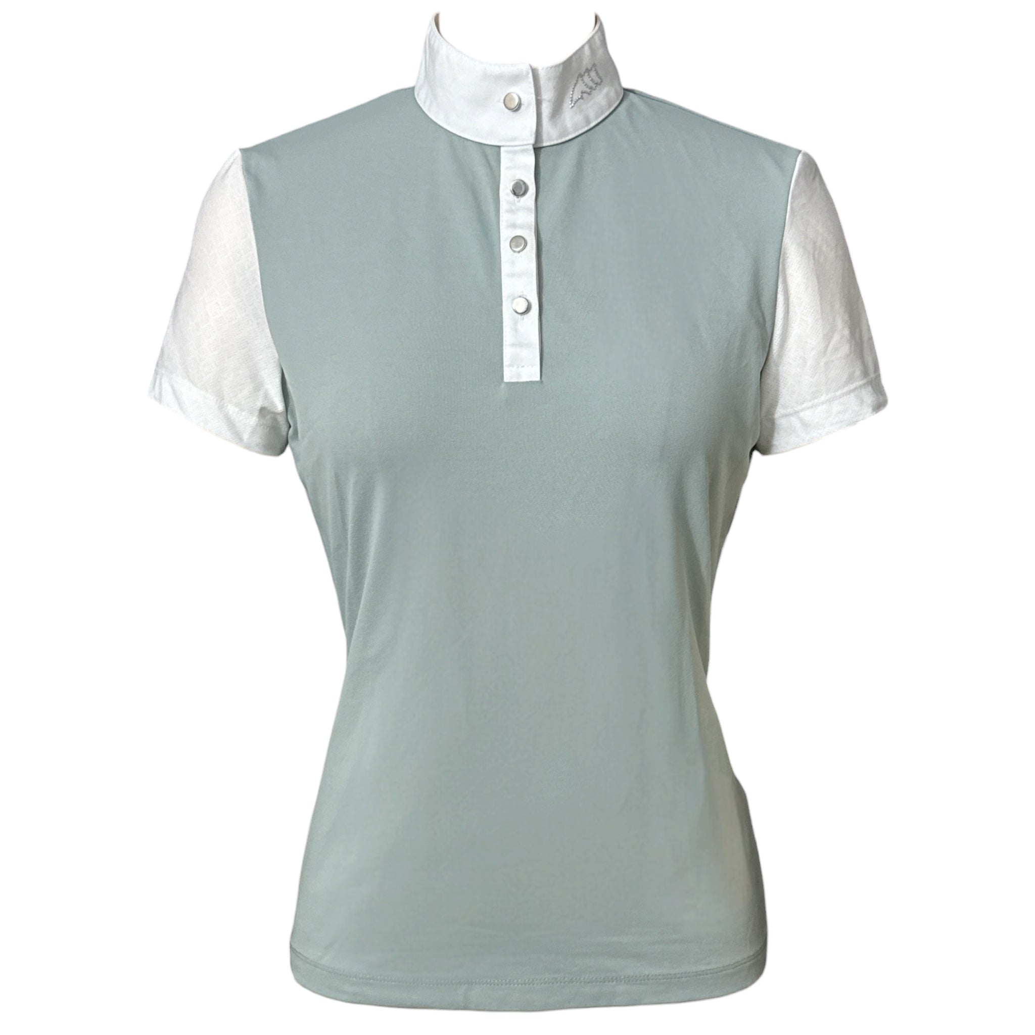 Equiline Esdie Show Shirt - Mirage Green / Size Small