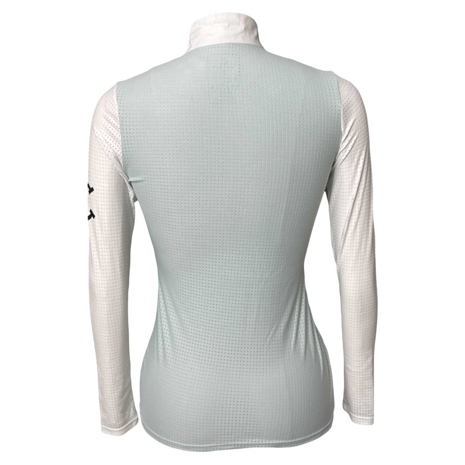 Equestrian Club Amy Show Shirt - Aqua Blue / Size XS