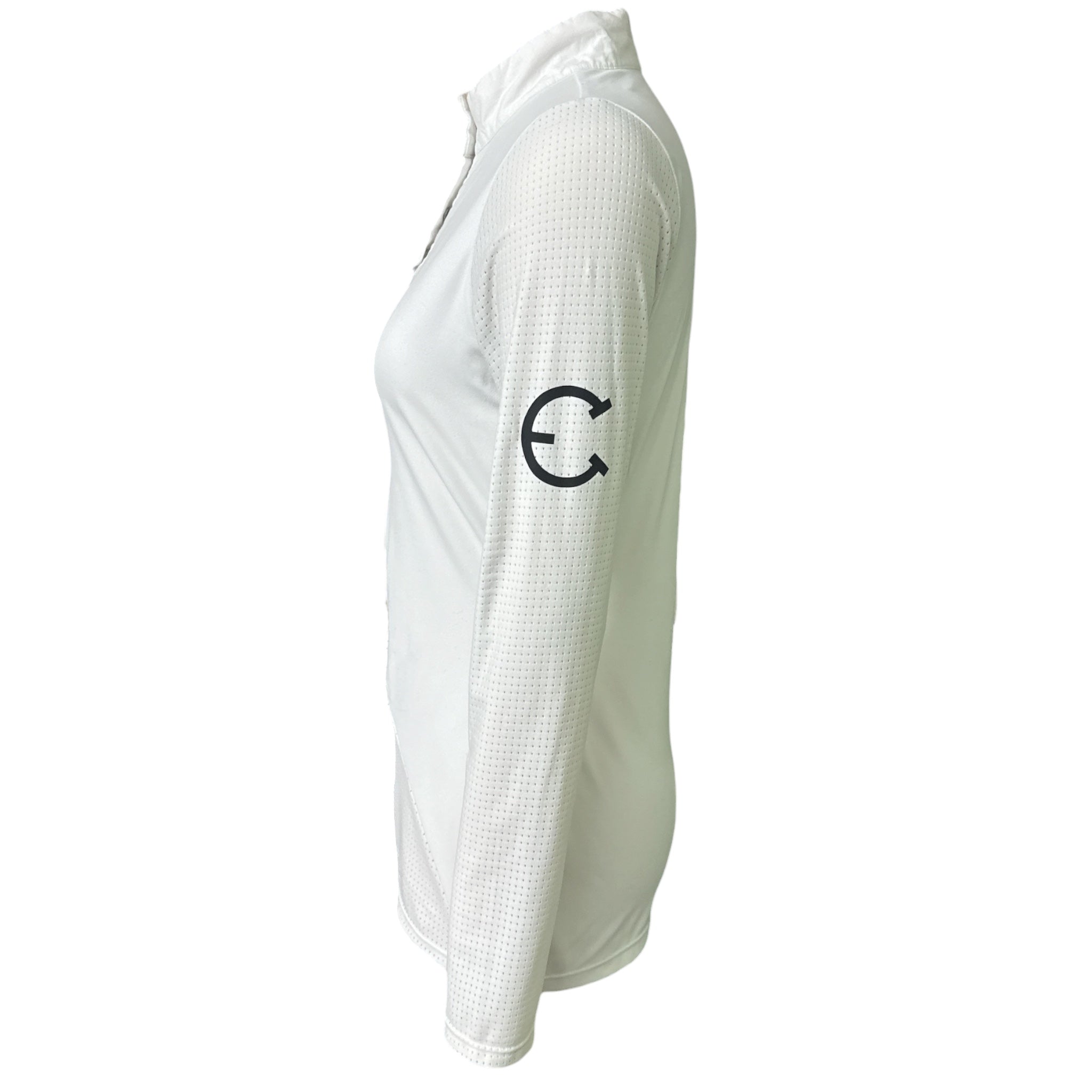 Equestrian Club Lenna Show Shirt - White / Size Medium