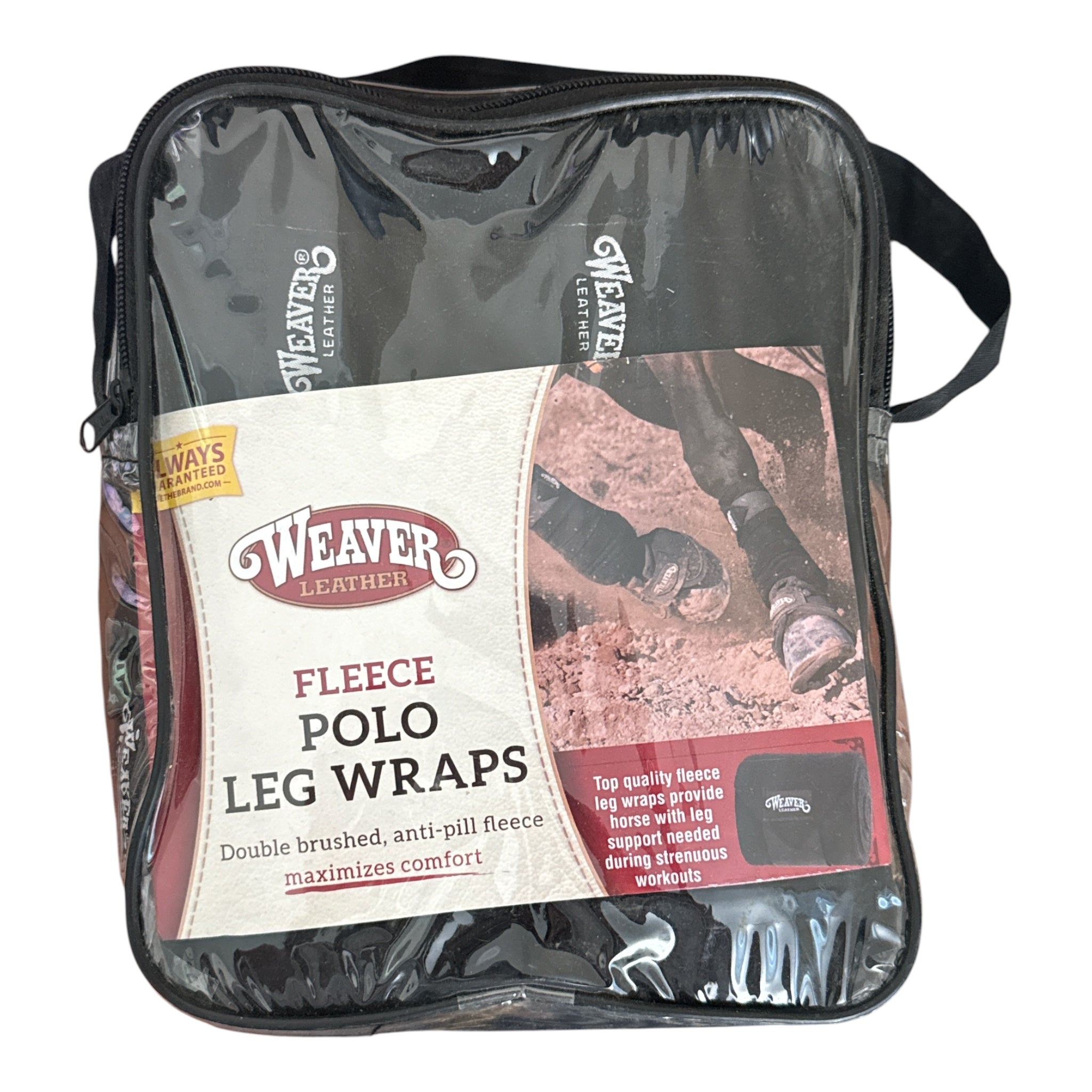 Weaver 4-Pack Black Polo Wraps - NEW