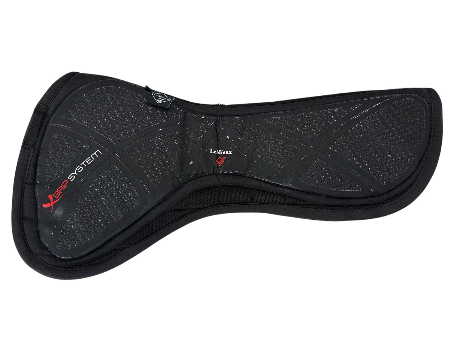LeMieux X-Grip Silicone Half Pad Black Large