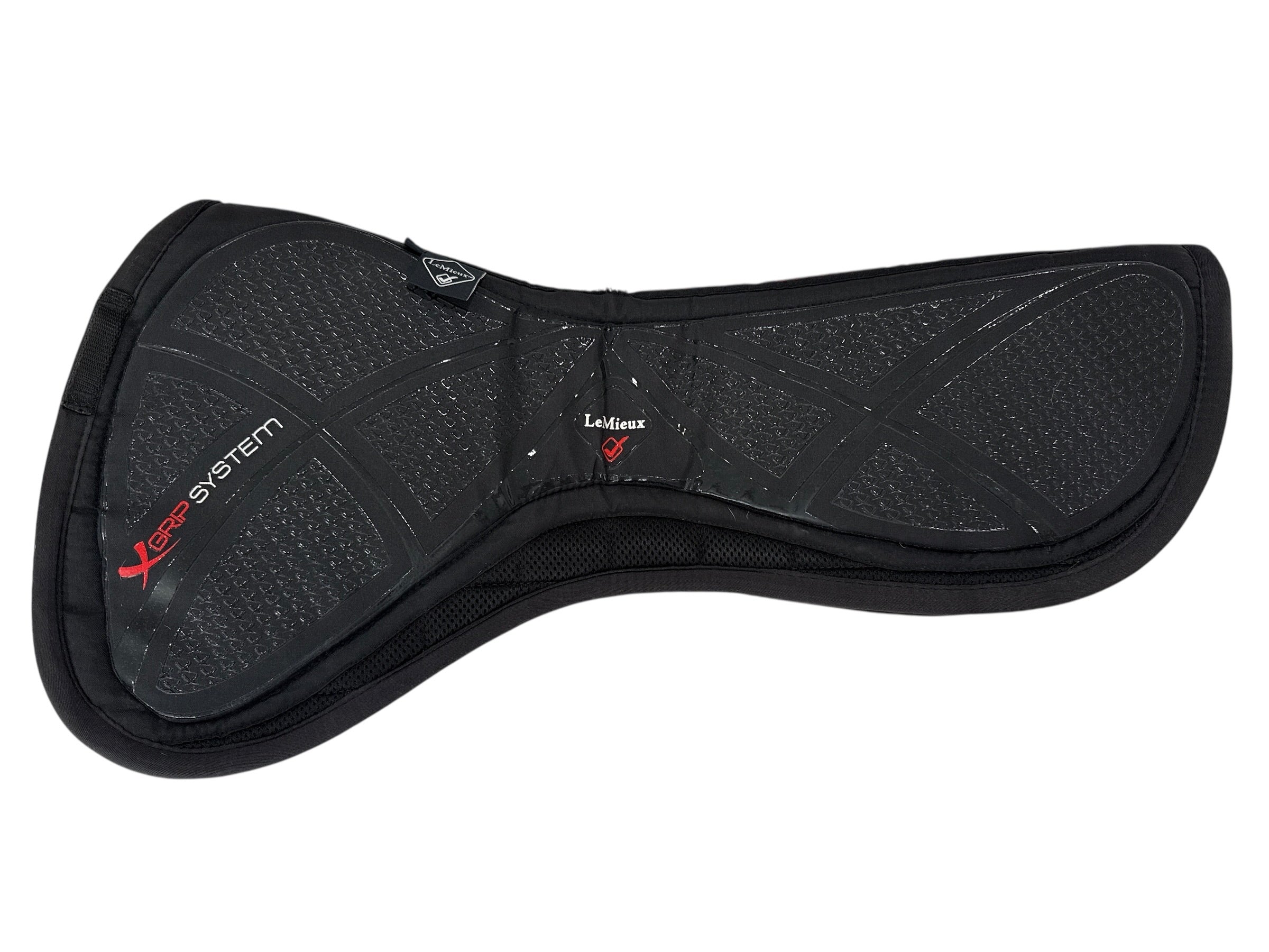LeMieux X-Grip Silicone Half Pad Black / Large
