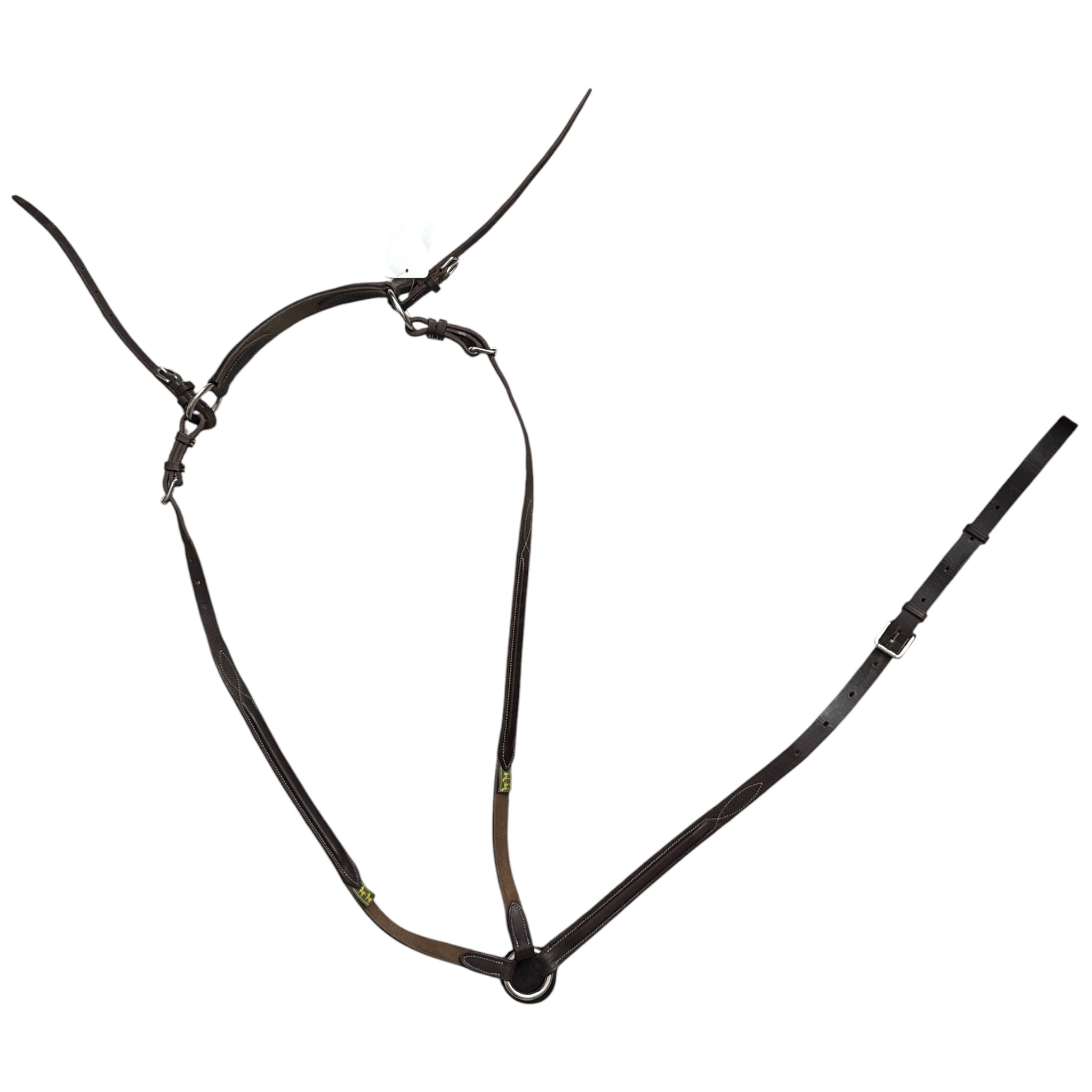 Devoucoux 3 Point Elastic Breastplate - Size Medium / Brown