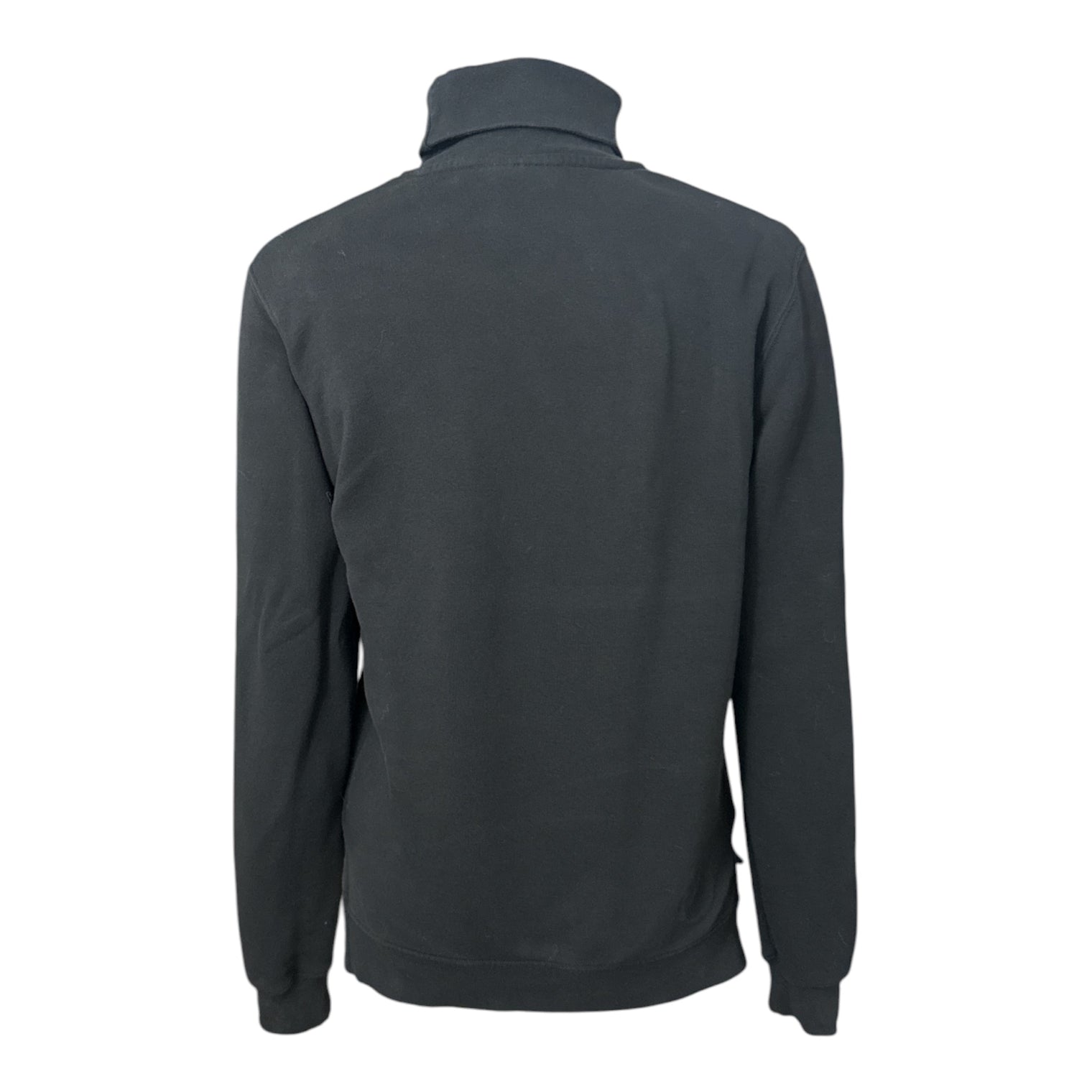 Cavalleria Toscana Women's Embossed Turtleneck Sweatshirt - Black / Size Small