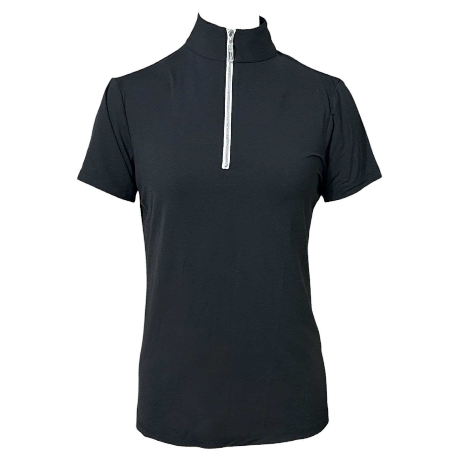 The Tailored Sportsman Women's Short Sleeve Sun Shirt - Black / Size Medium