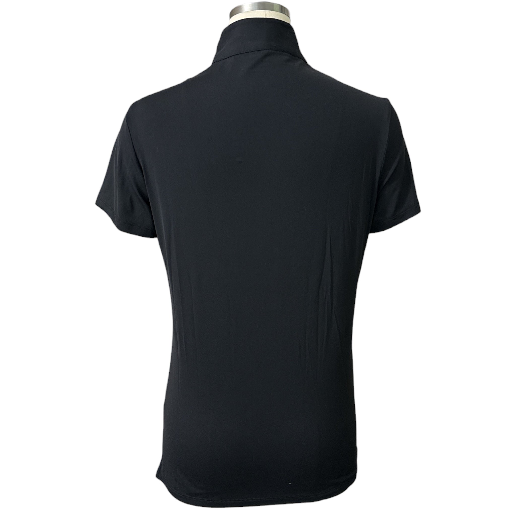 The Tailored Sportsman Women's Short Sleeve Sun Shirt - Black / Size Medium