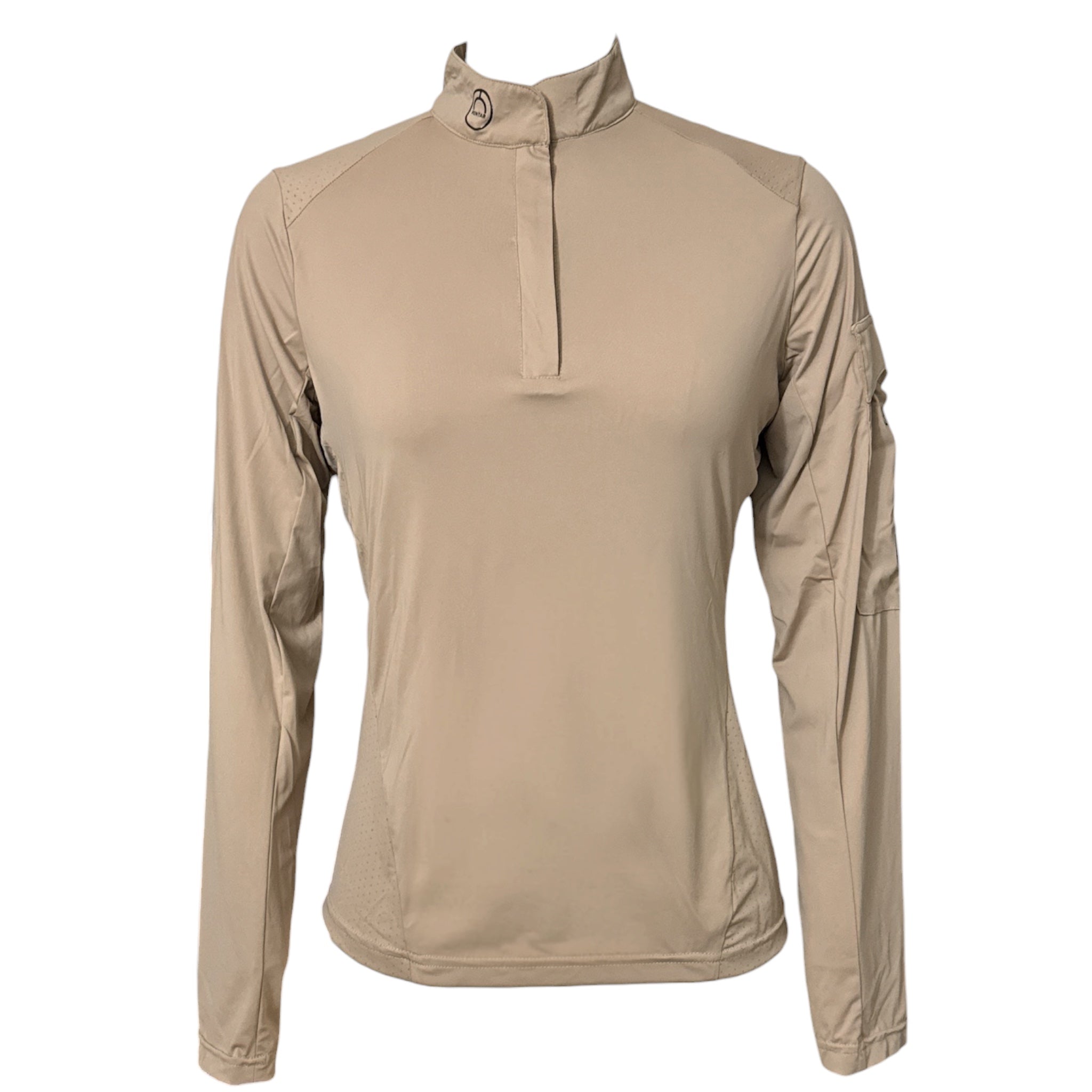 Montar MoZendaya Long Sleeve Training Shirt - Latte Tan / Size Small