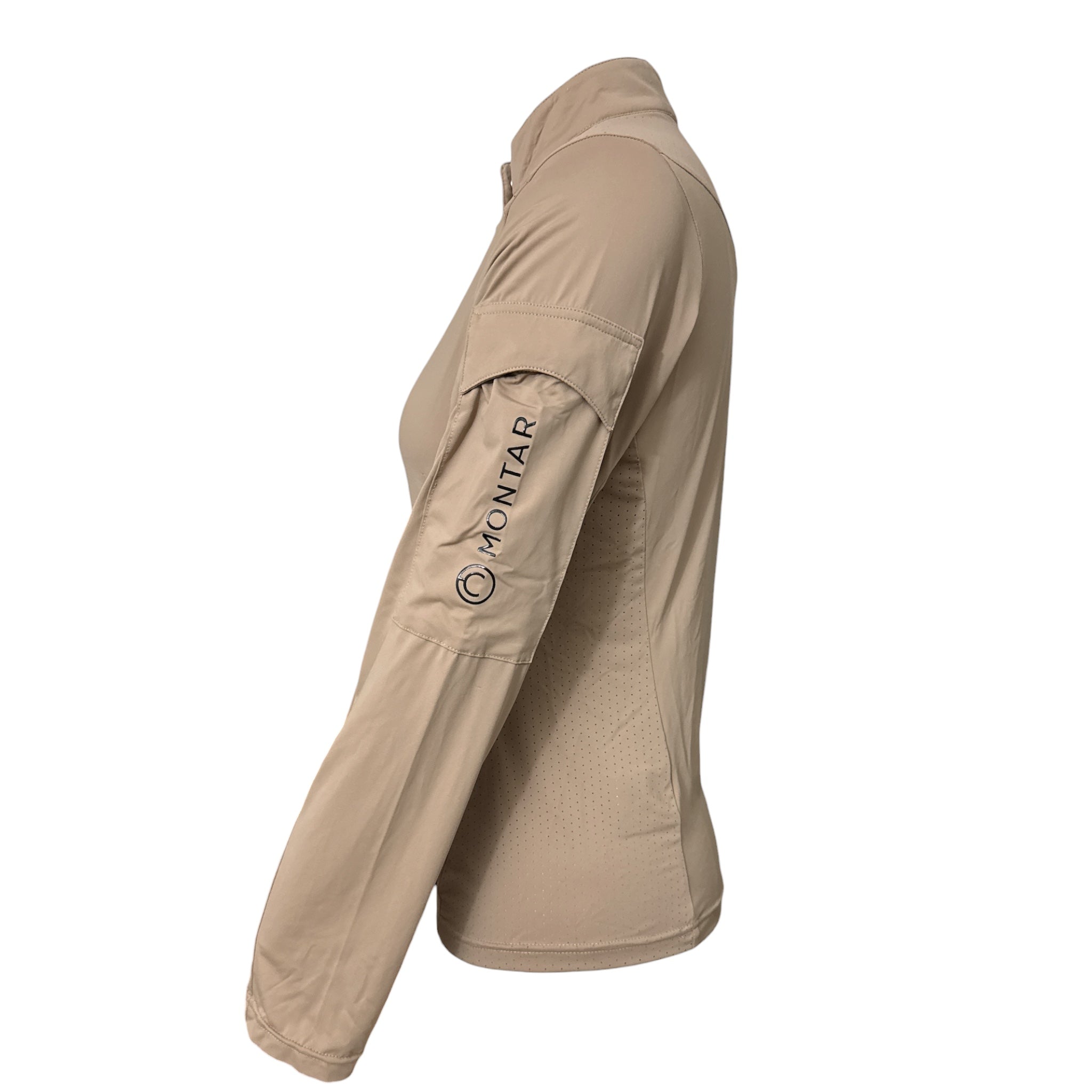 Montar MoZendaya Long Sleeve Training Shirt - Latte Tan / Size Small
