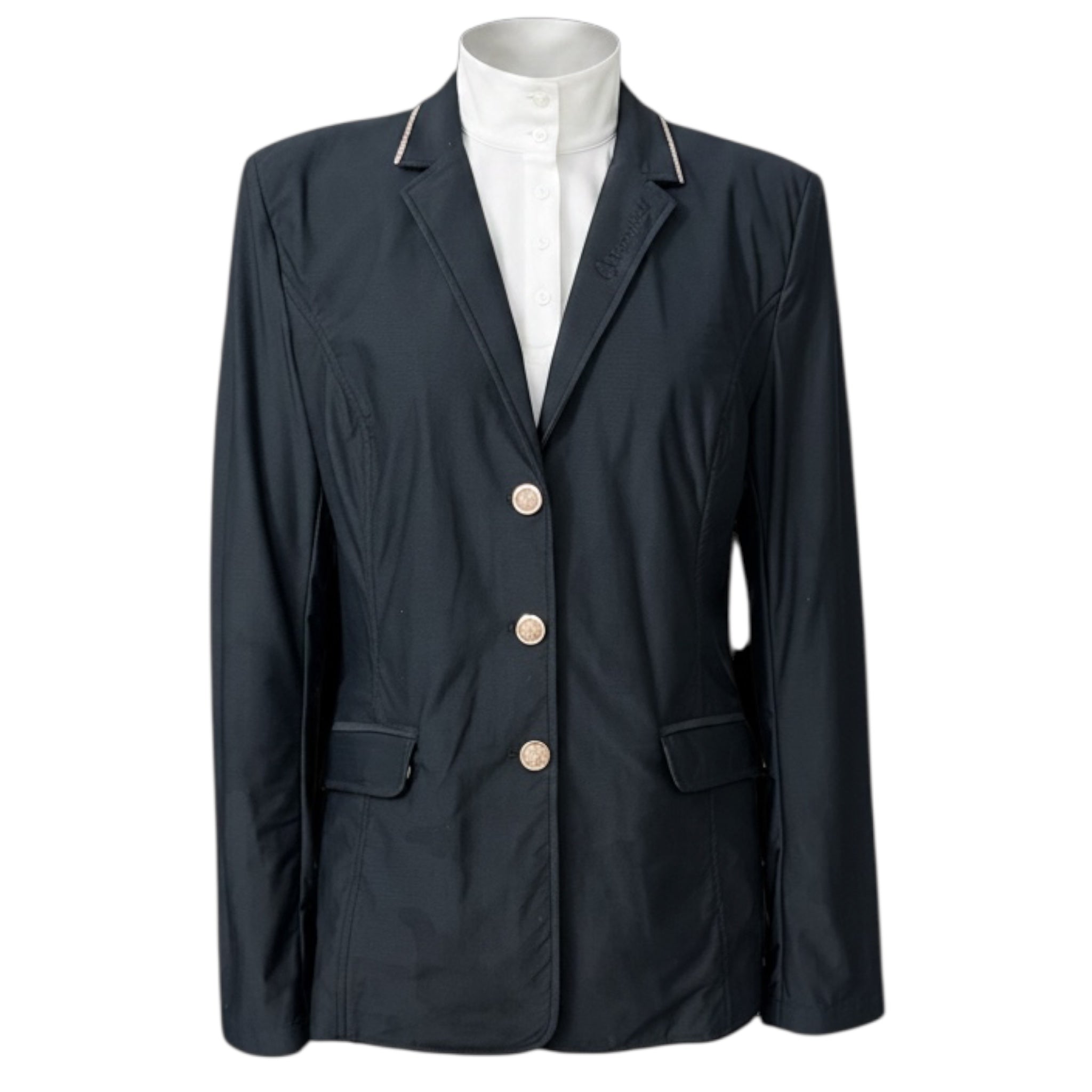 Samshield Florida Crystal Show Coat - Black / Rose Gold / Size FR 44 (US 14)