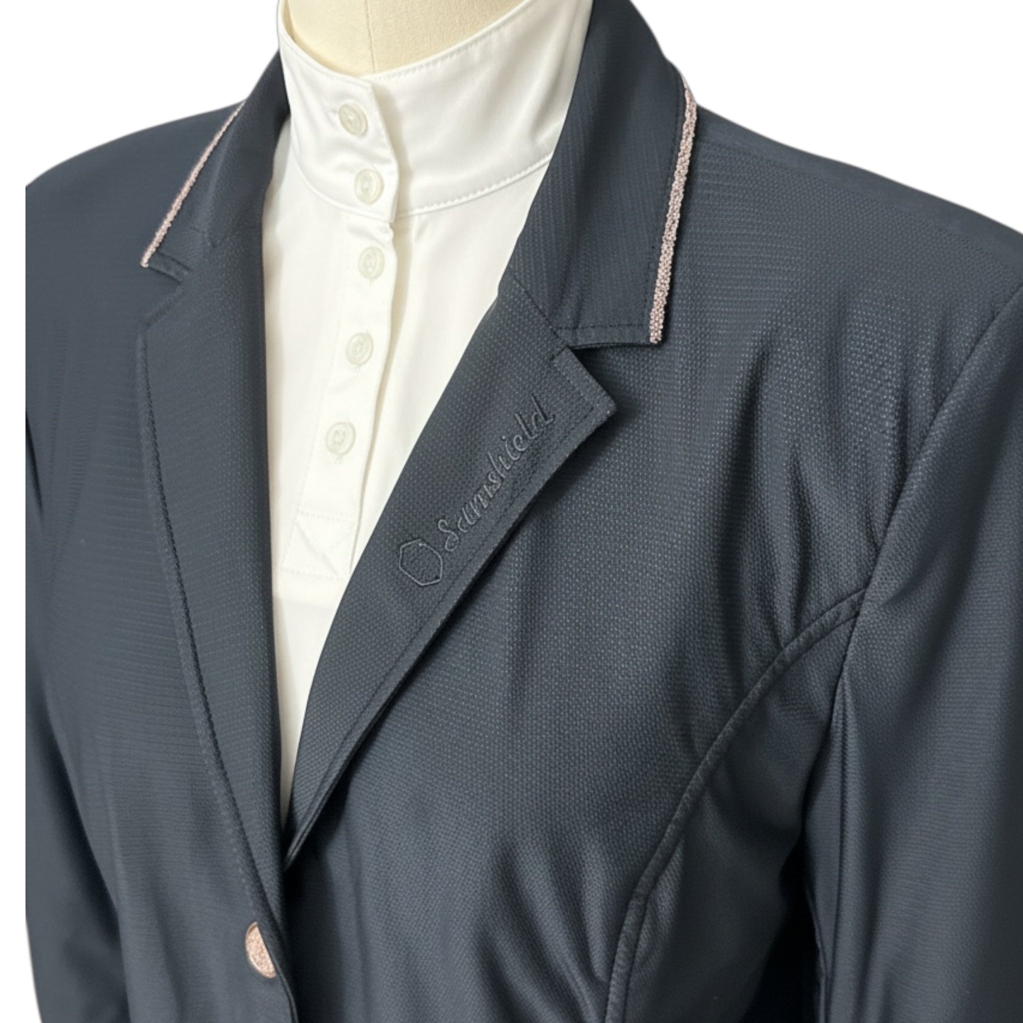 Samshield Florida Crystal Show Coat - Black / Rose Gold / Size FR 44 (US 14)